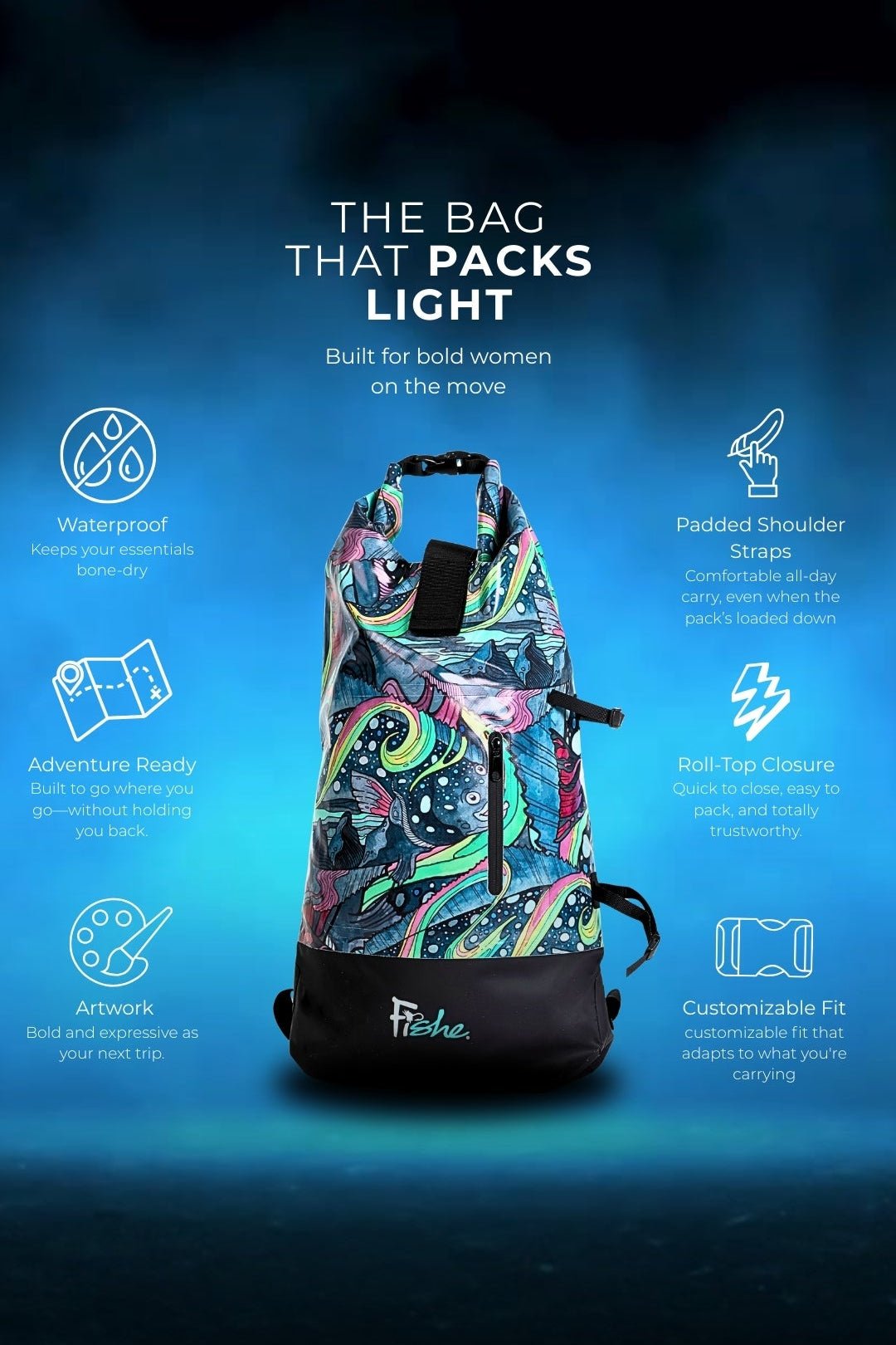 HaliBorealis Backpack Dry Bag - FisheWear
