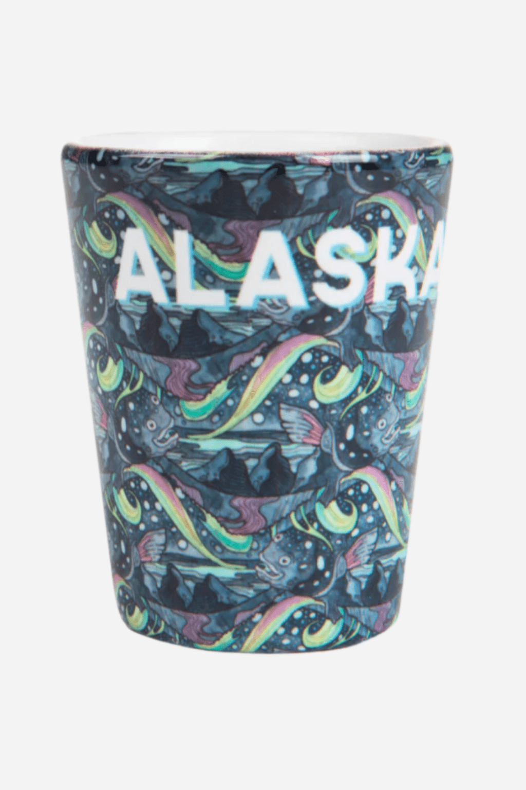 Haliborealis Ceramic Shot Glass - FisheWear