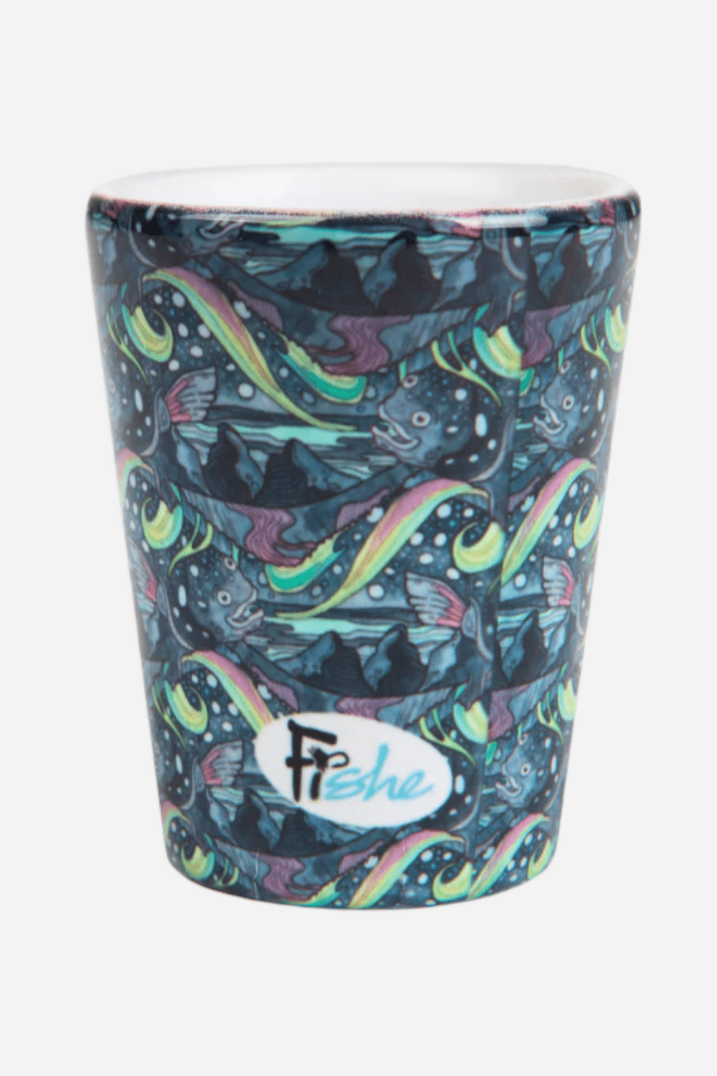 Haliborealis Ceramic Shot Glass - FisheWear