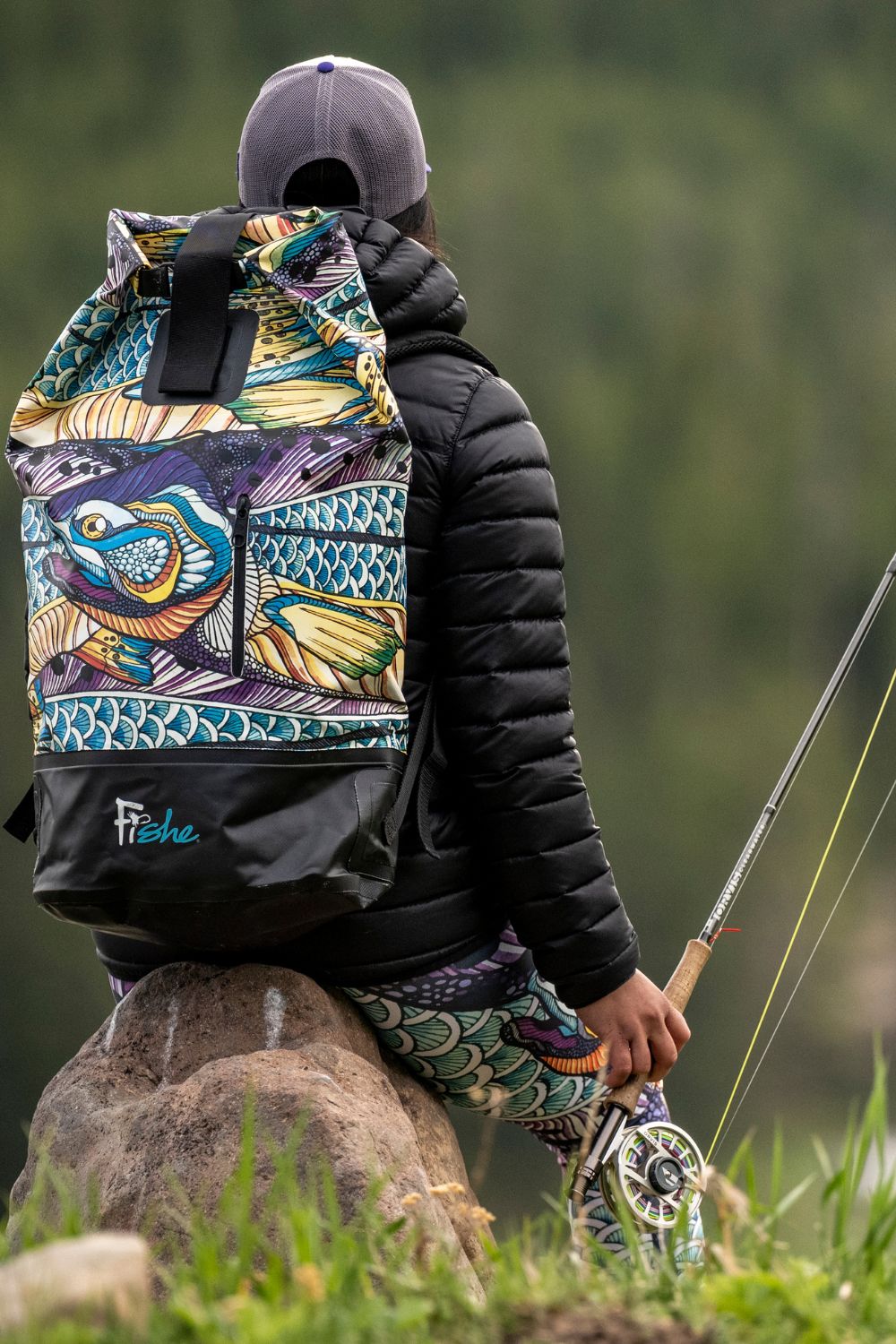 Kaleido King Backpack Dry Bag - FisheWear