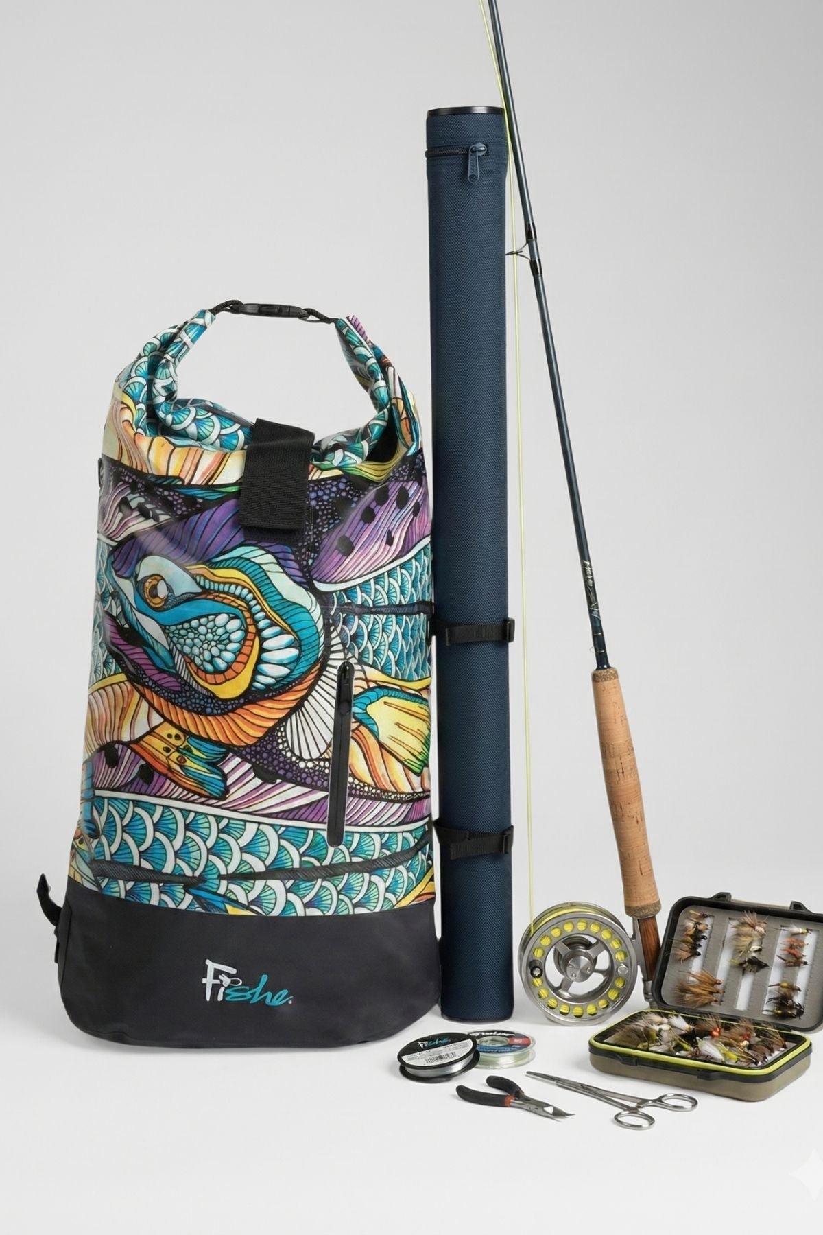 Kaleido King Backpack Dry Bag - FisheWear