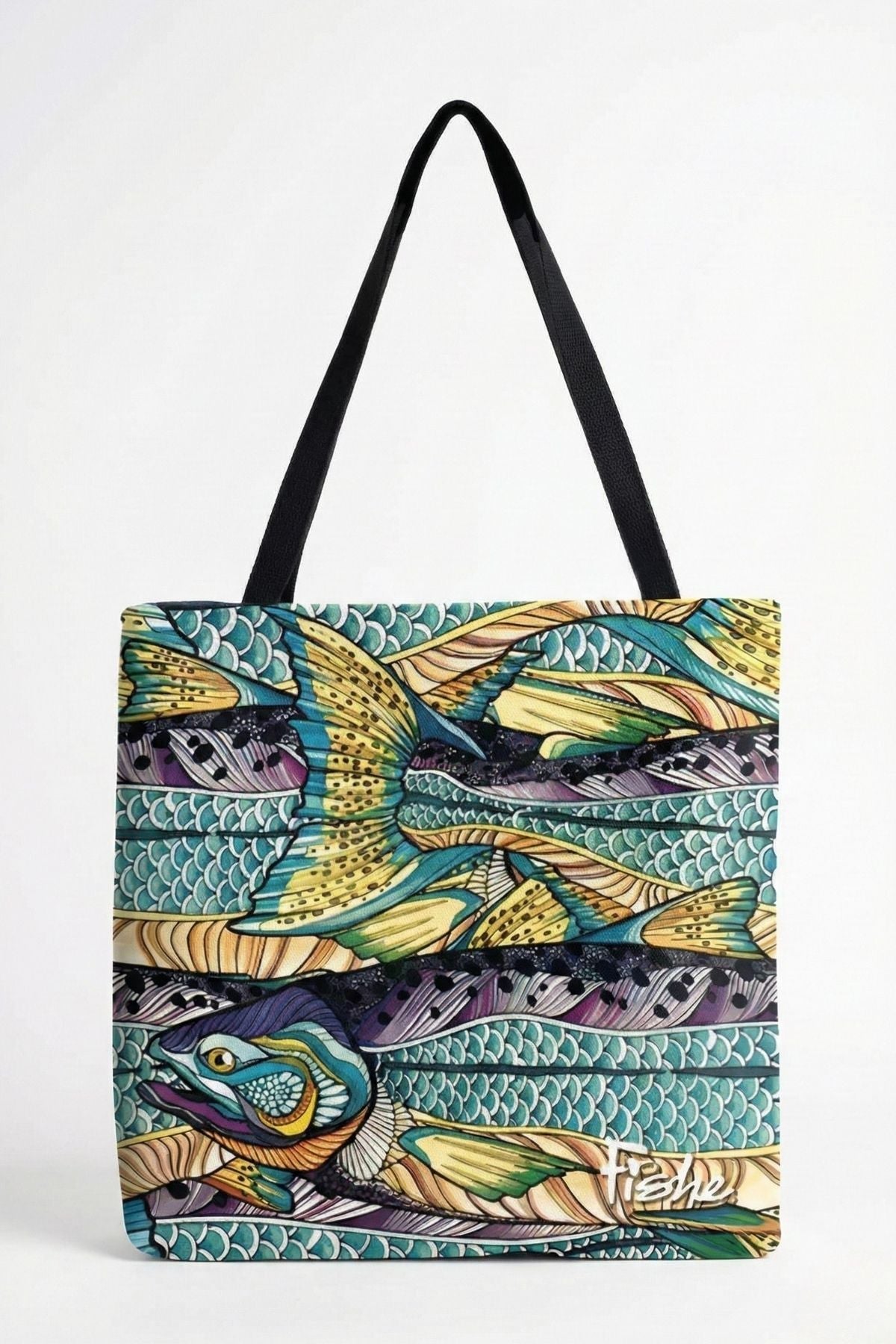 Kaleido King Canvas Tote - FisheWear