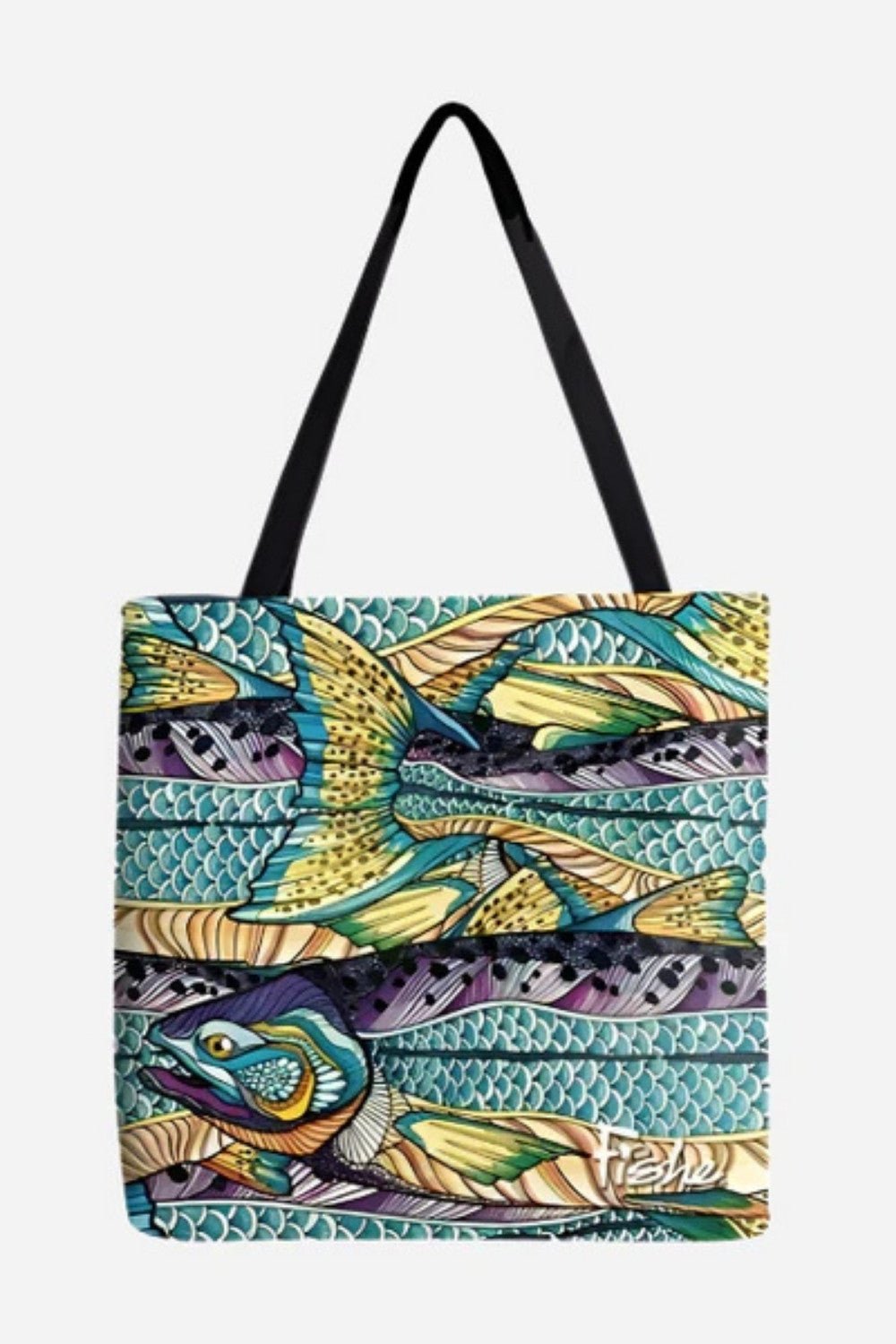 Kaleido King Canvas Tote - FisheWear