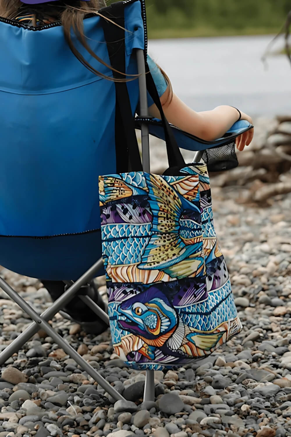 Kaleido King Canvas Tote - FisheWear