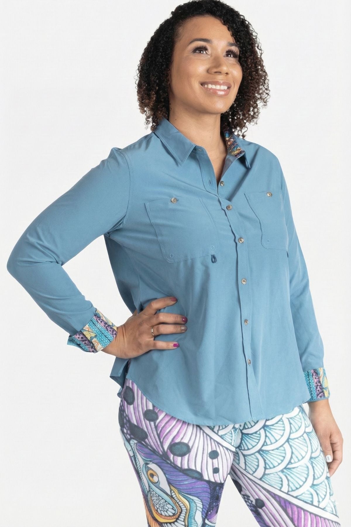 Kaleido King Signature Fishing Shirt - FisheWear