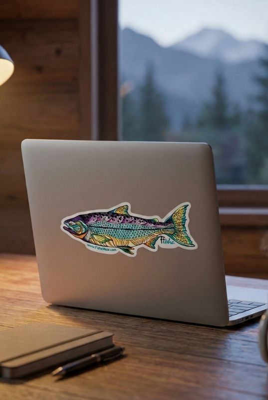 Kaleido King Sticker - FisheWear