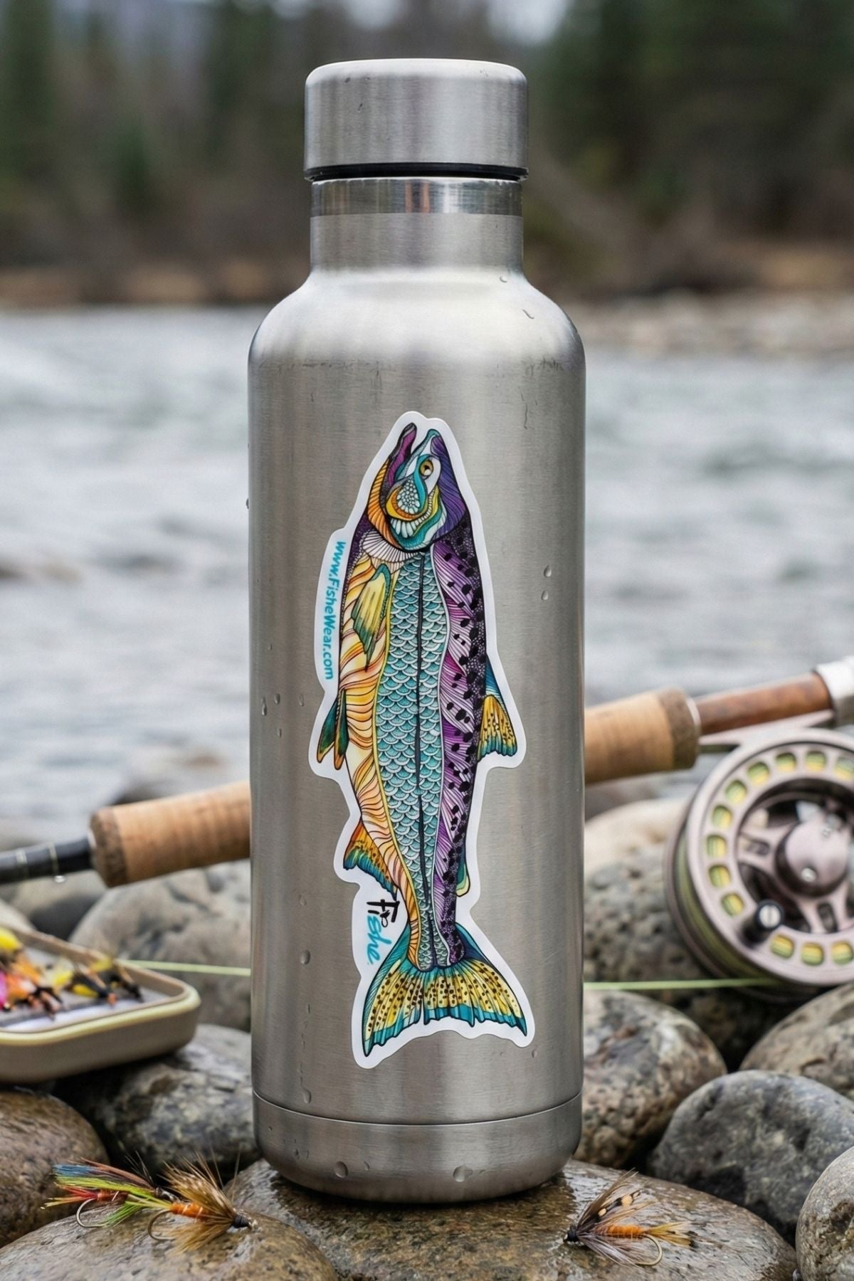 Kaleido King Sticker - FisheWear