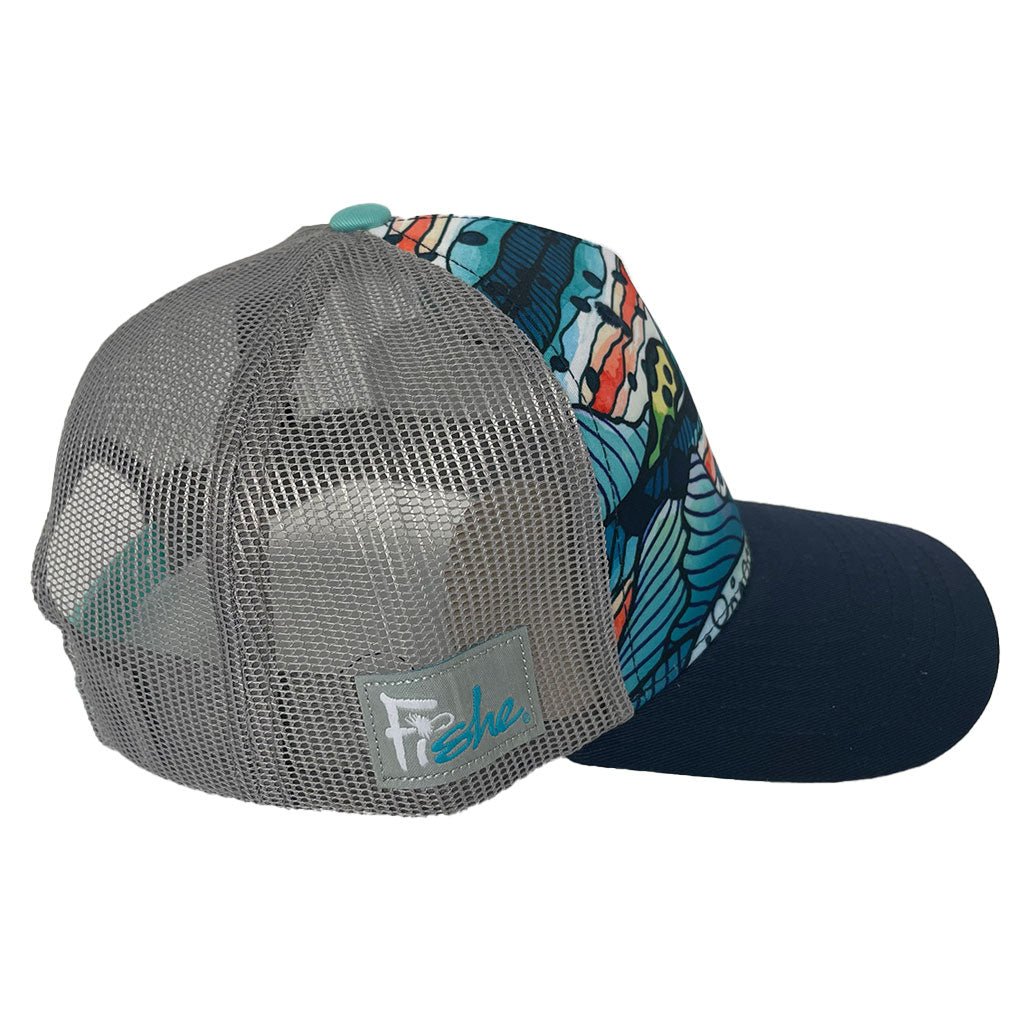 Mt. Cutty Abstract Trucker Hat - FisheWear