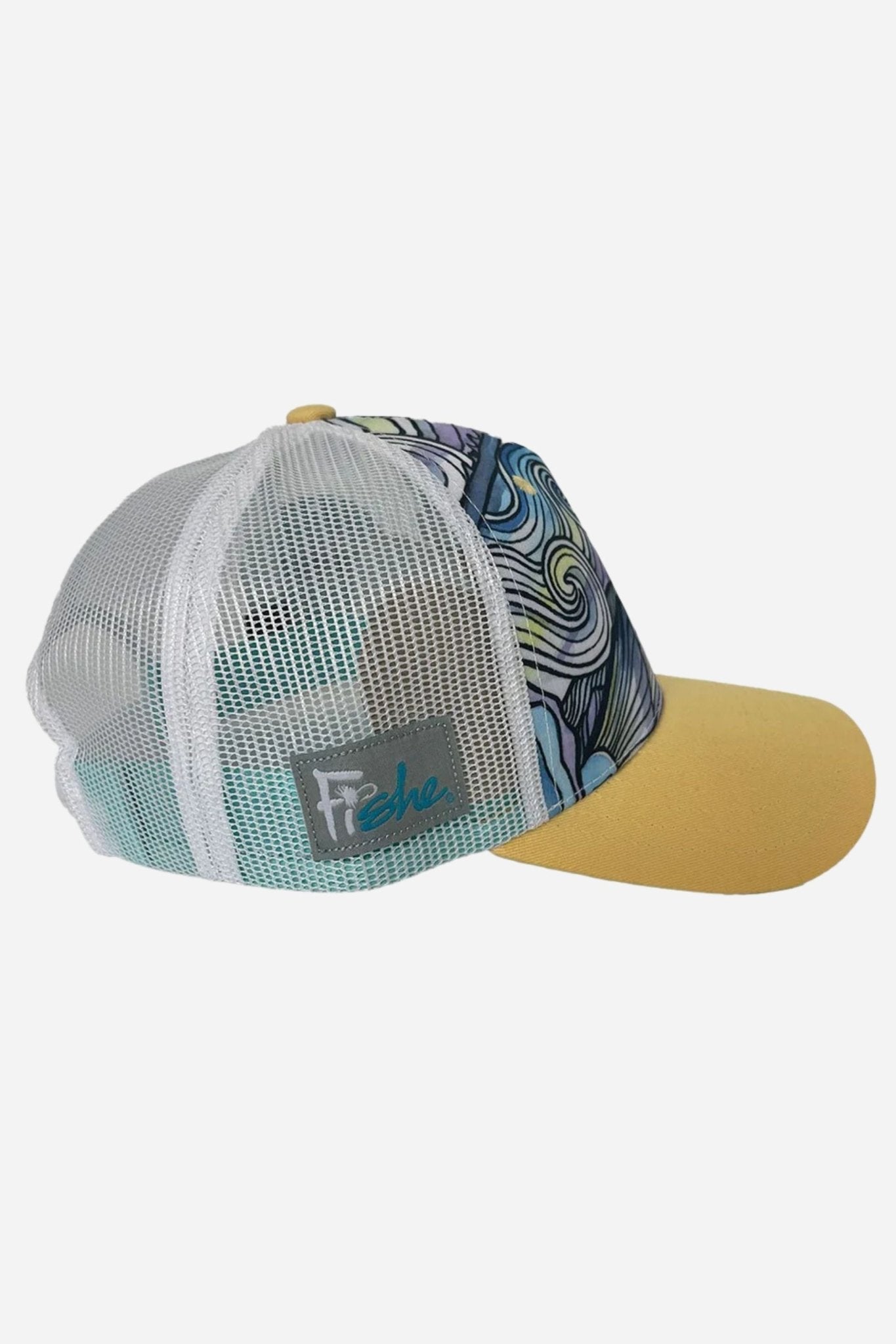 Permit Paradise Abstract Trucker Hat - FisheWear