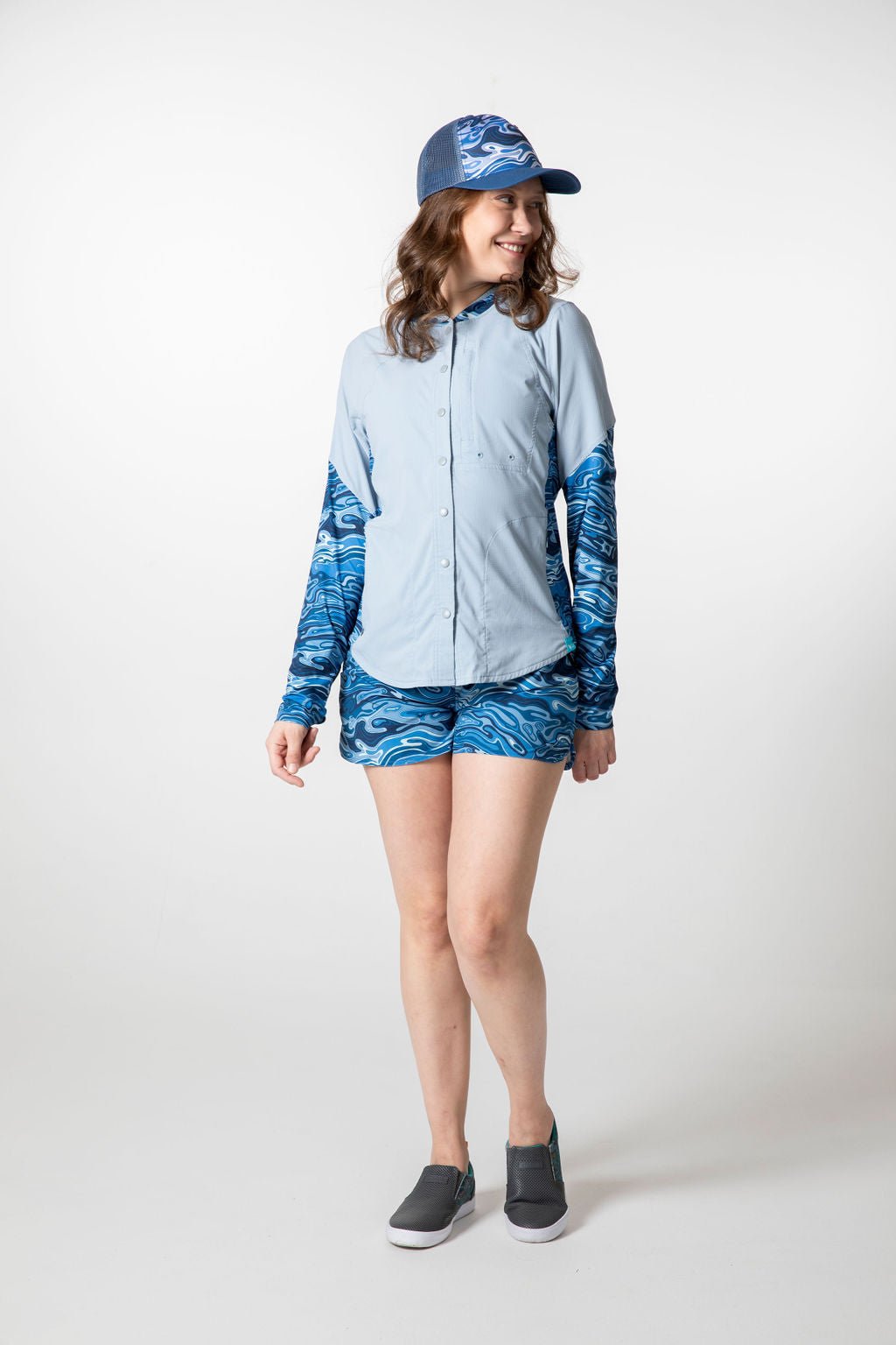 PREORDER - FisheWaters Coastline Hybrid Sunshirt - FisheWear