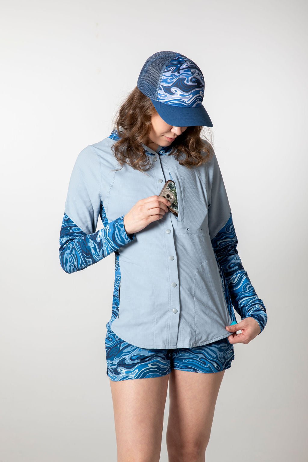 PREORDER - FisheWaters Coastline Hybrid Sunshirt - FisheWear