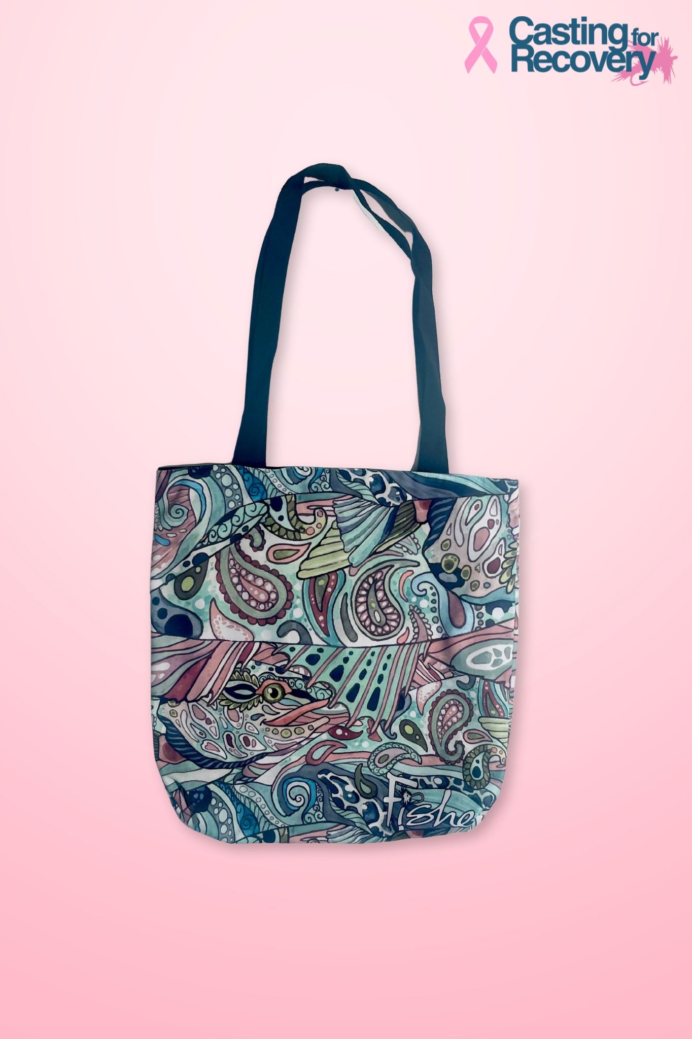 Radiant Redfish Canvas Tote - FisheWear