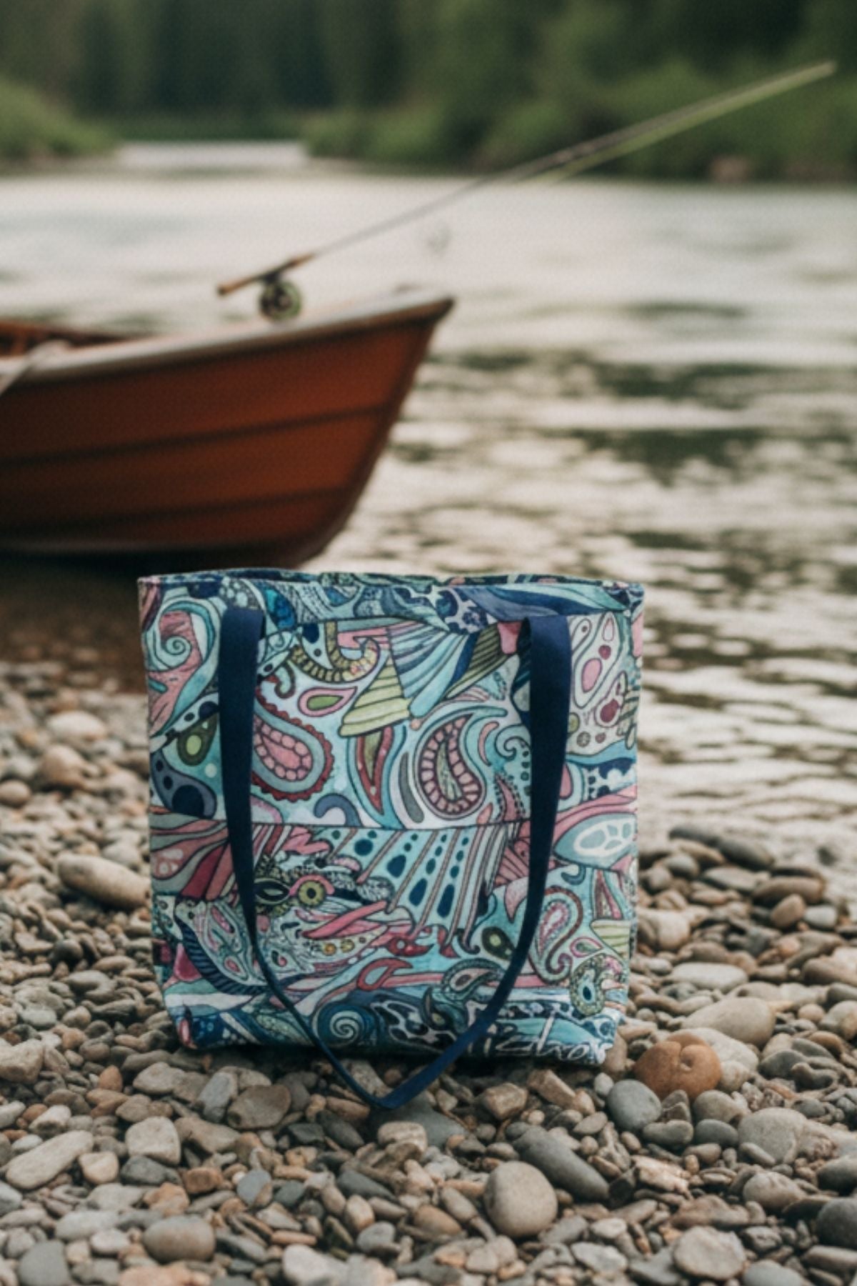 Radiant Redfish Canvas Tote - FisheWear