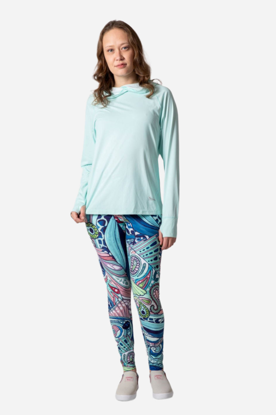 Radiant Redfish High - Waisted Leggings - FisheWear