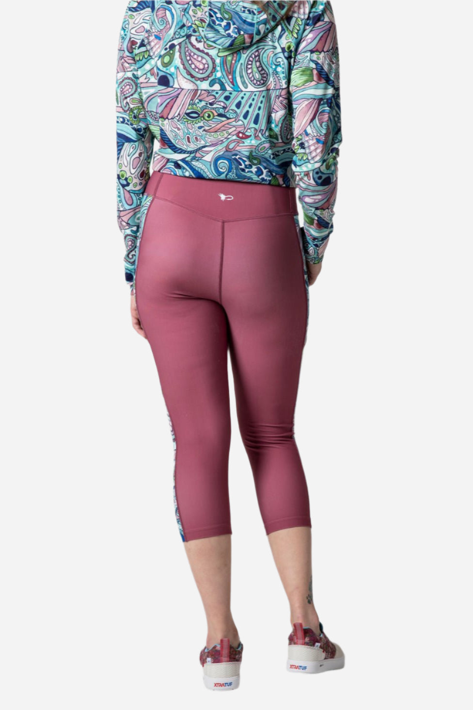Radiant Redfish Pocket Capri Leggings - FisheWear