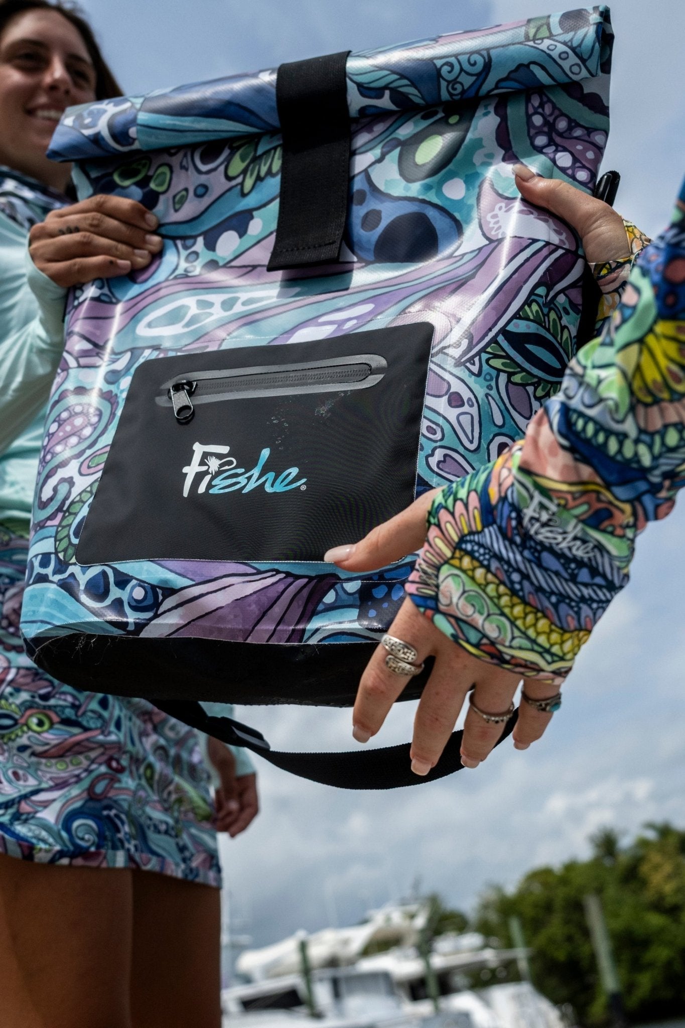 Radiant Redfish Roll Tote Dry Bag - FisheWear