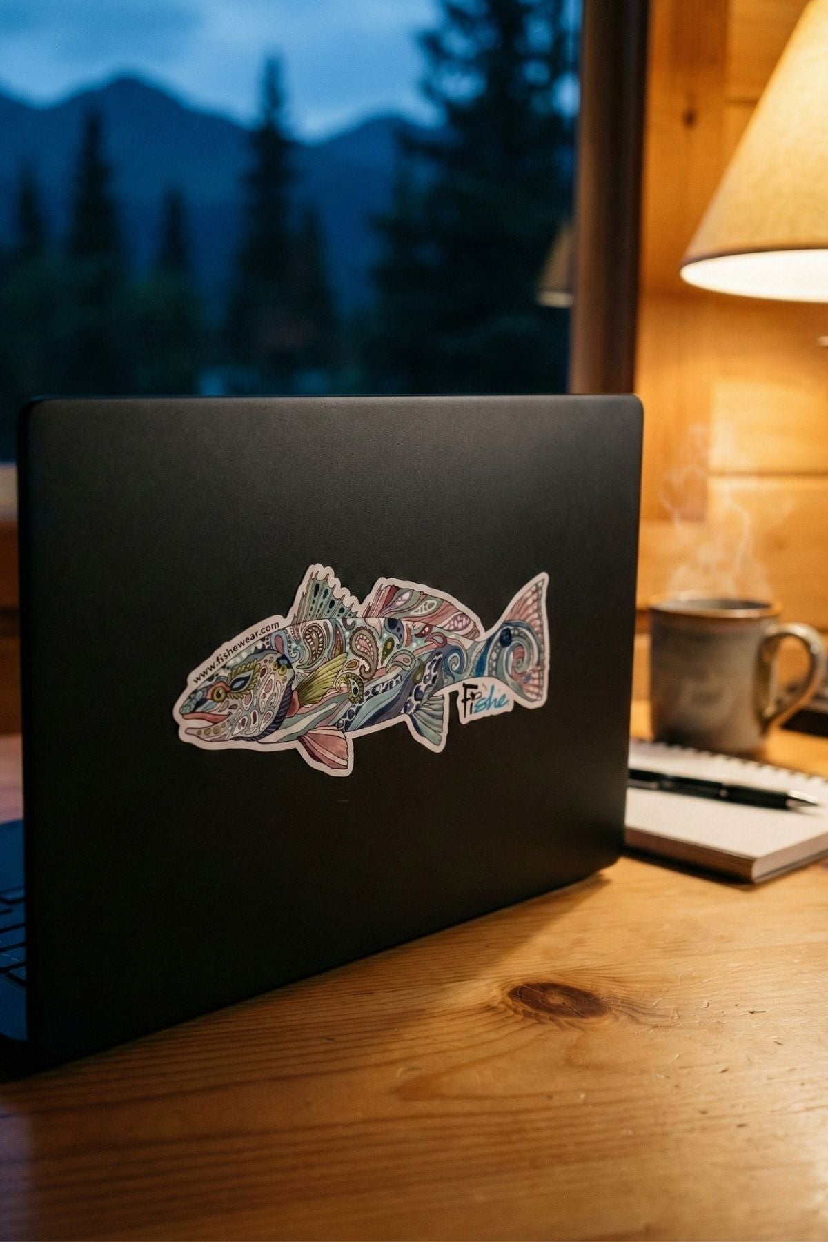 Radiant Redfish Sticker - FisheWear