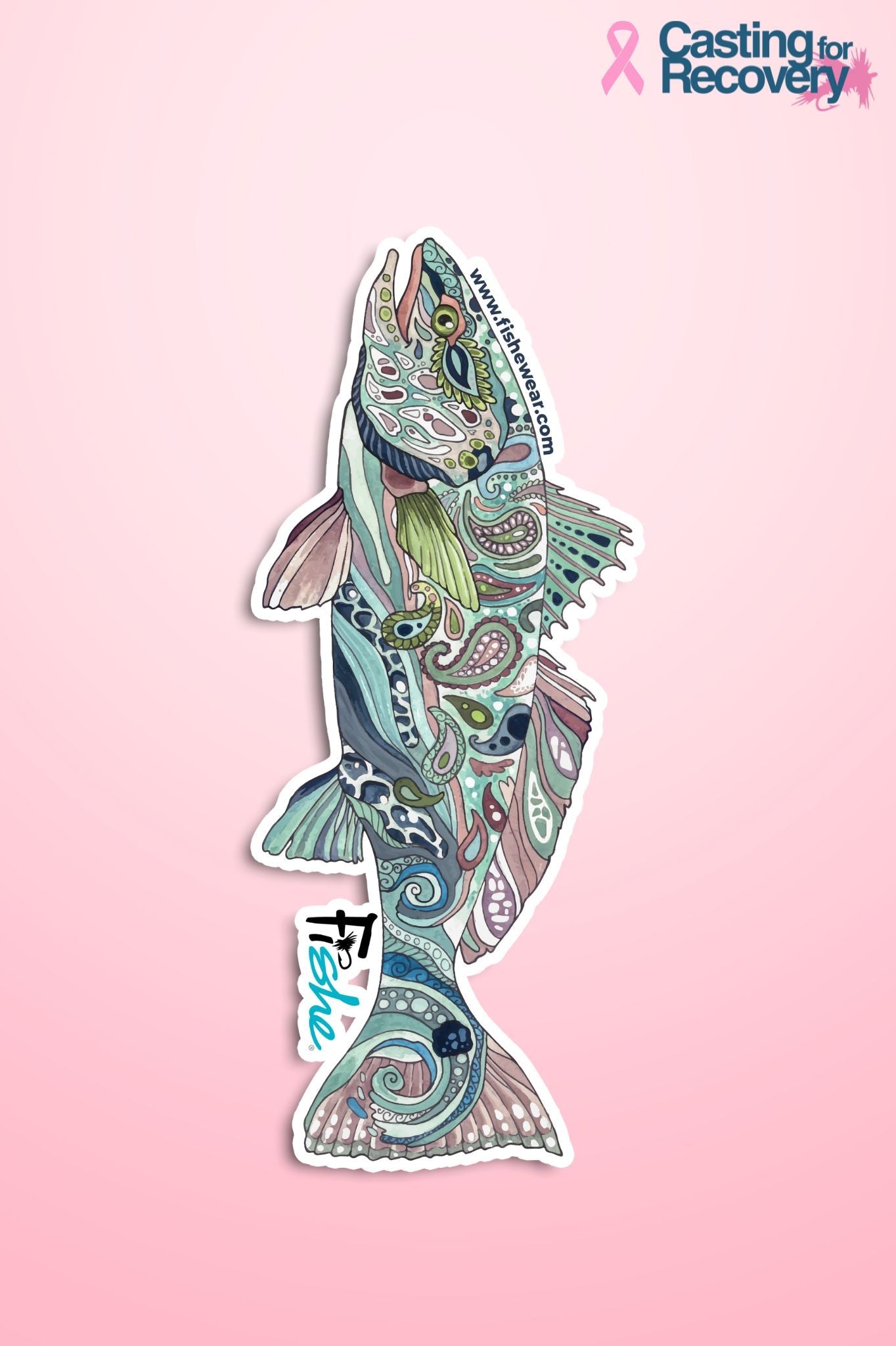 Radiant Redfish Sticker - FisheWear