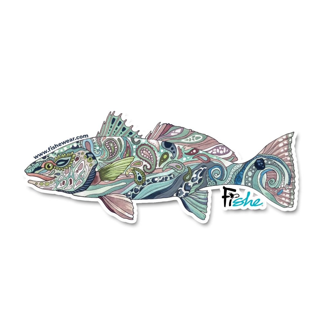 Radiant Redfish Sticker - FisheWear