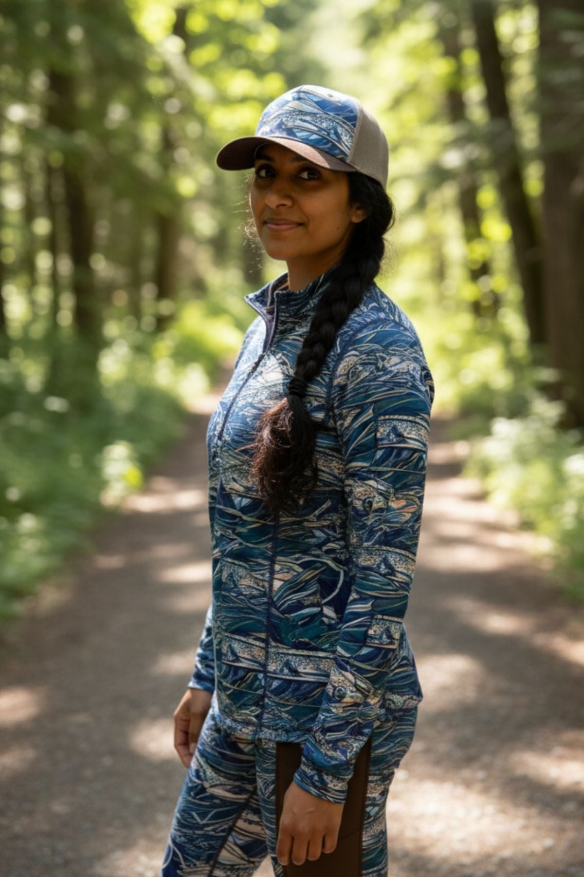 Rainbow Ridge Abstract Trucker Hat - FisheWear