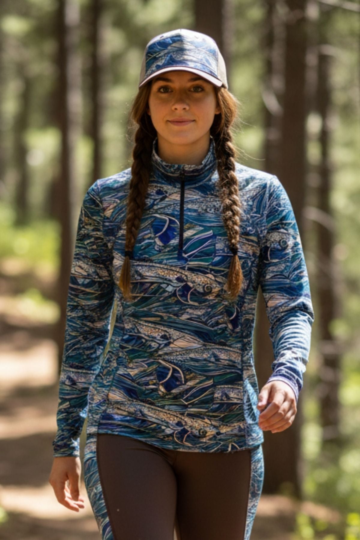 Rainbow Ridge Abstract Trucker Hat - FisheWear