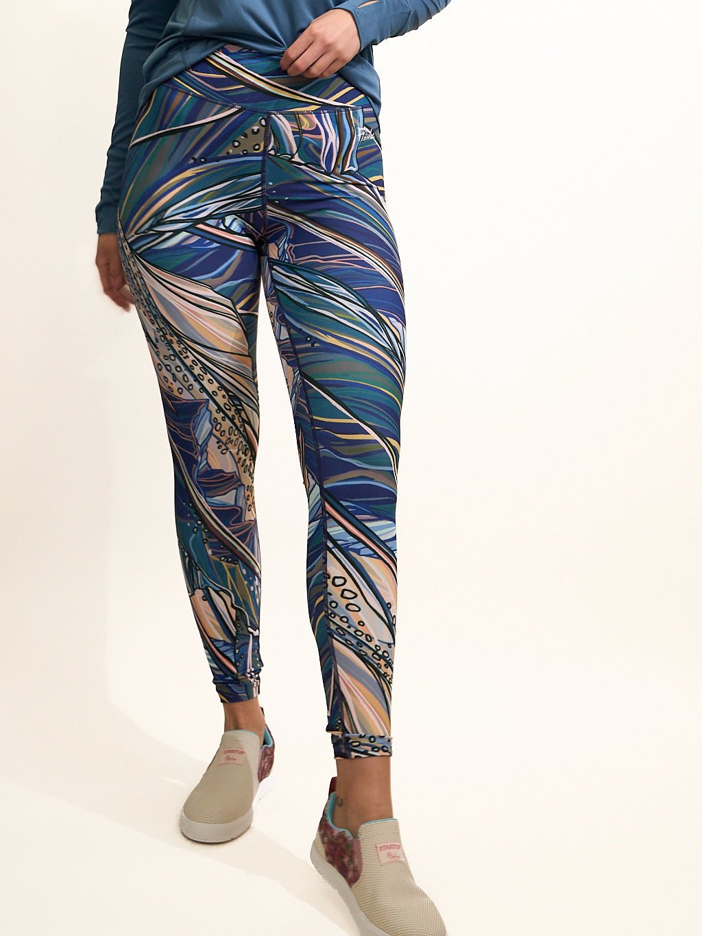 Rainbow Ridge High - Waisted Leggings - FisheWear