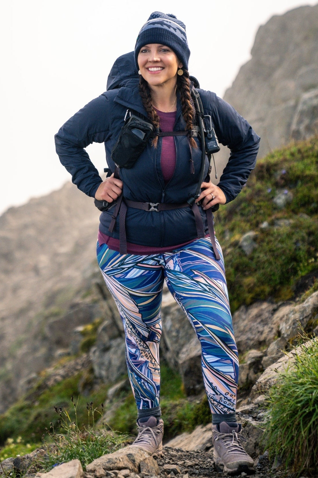 Rainbow Ridge High - Waisted Leggings - FisheWear