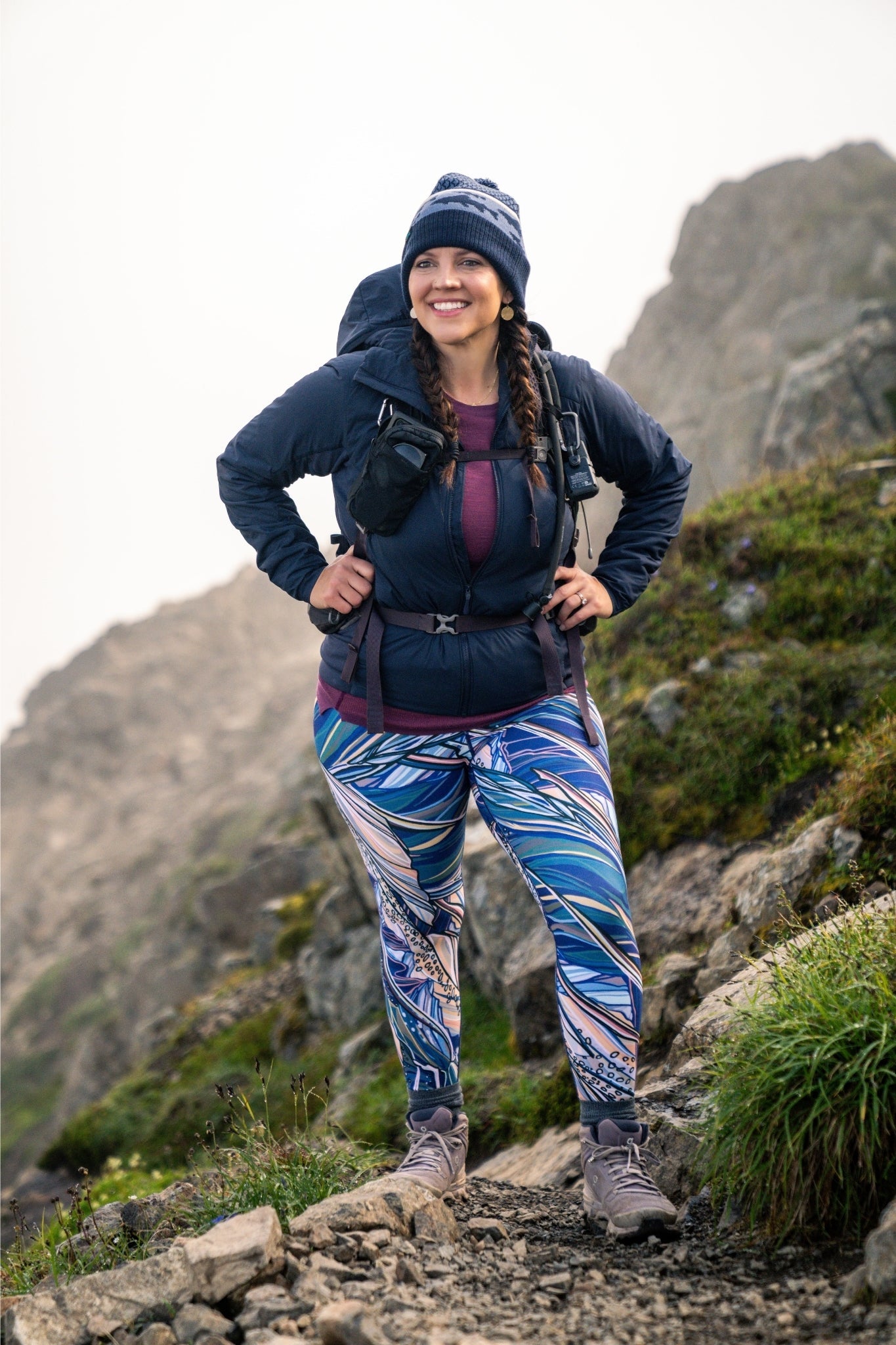 Rainbow Ridge High - Waisted Leggings - FisheWear