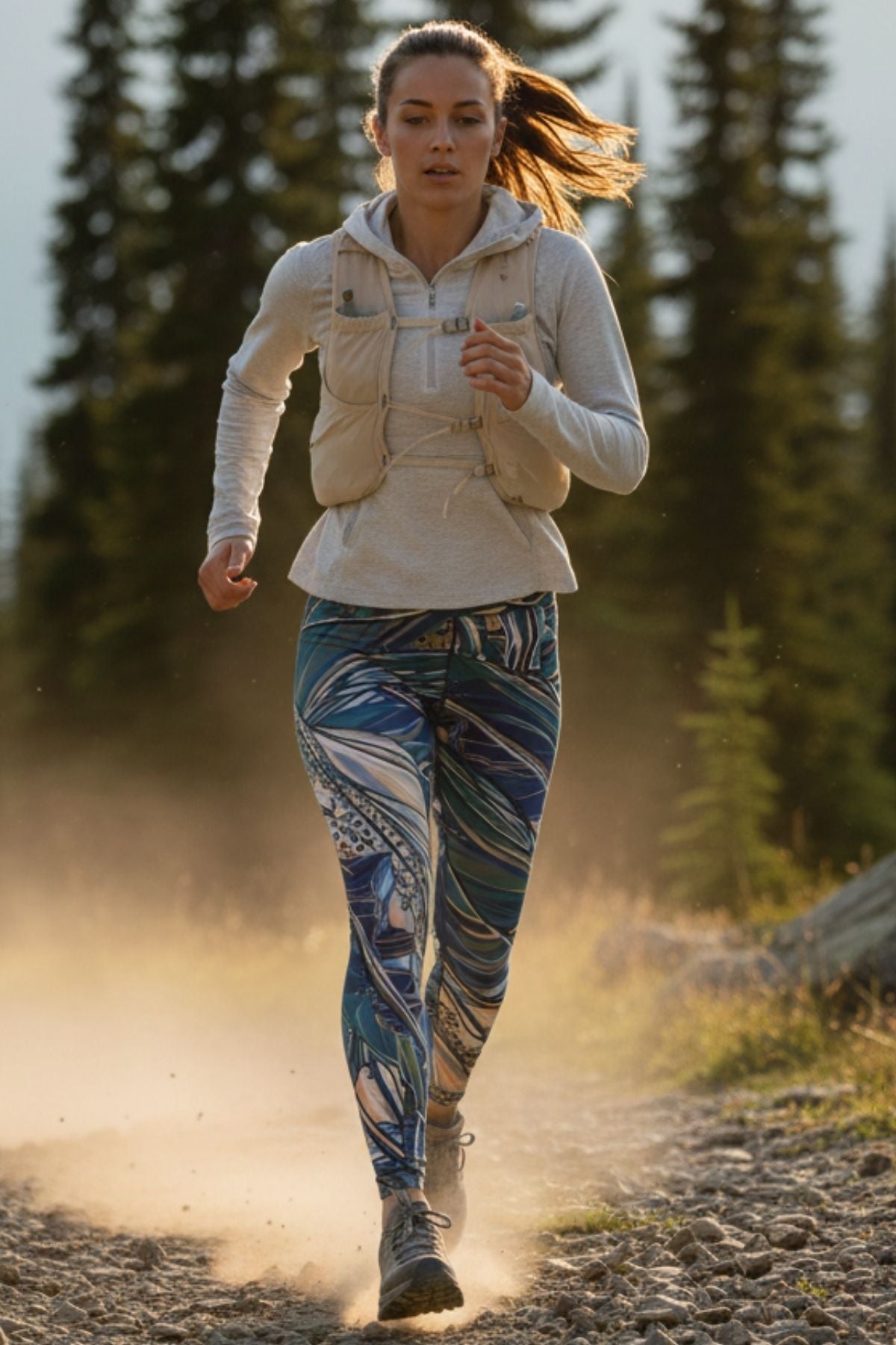 Rainbow Ridge High - Waisted Leggings - FisheWear