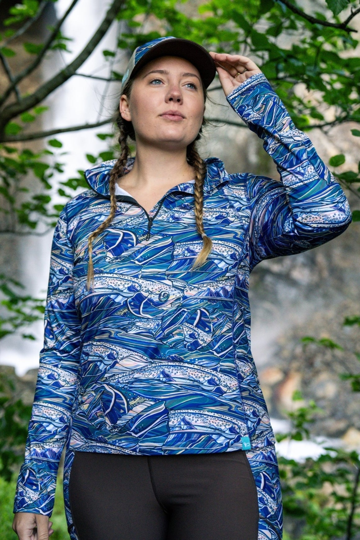 RASH ネイビー ハイネック タッパー RASH ネイビー ハイネック タッパー Navy Rhodes Shearling Quarter