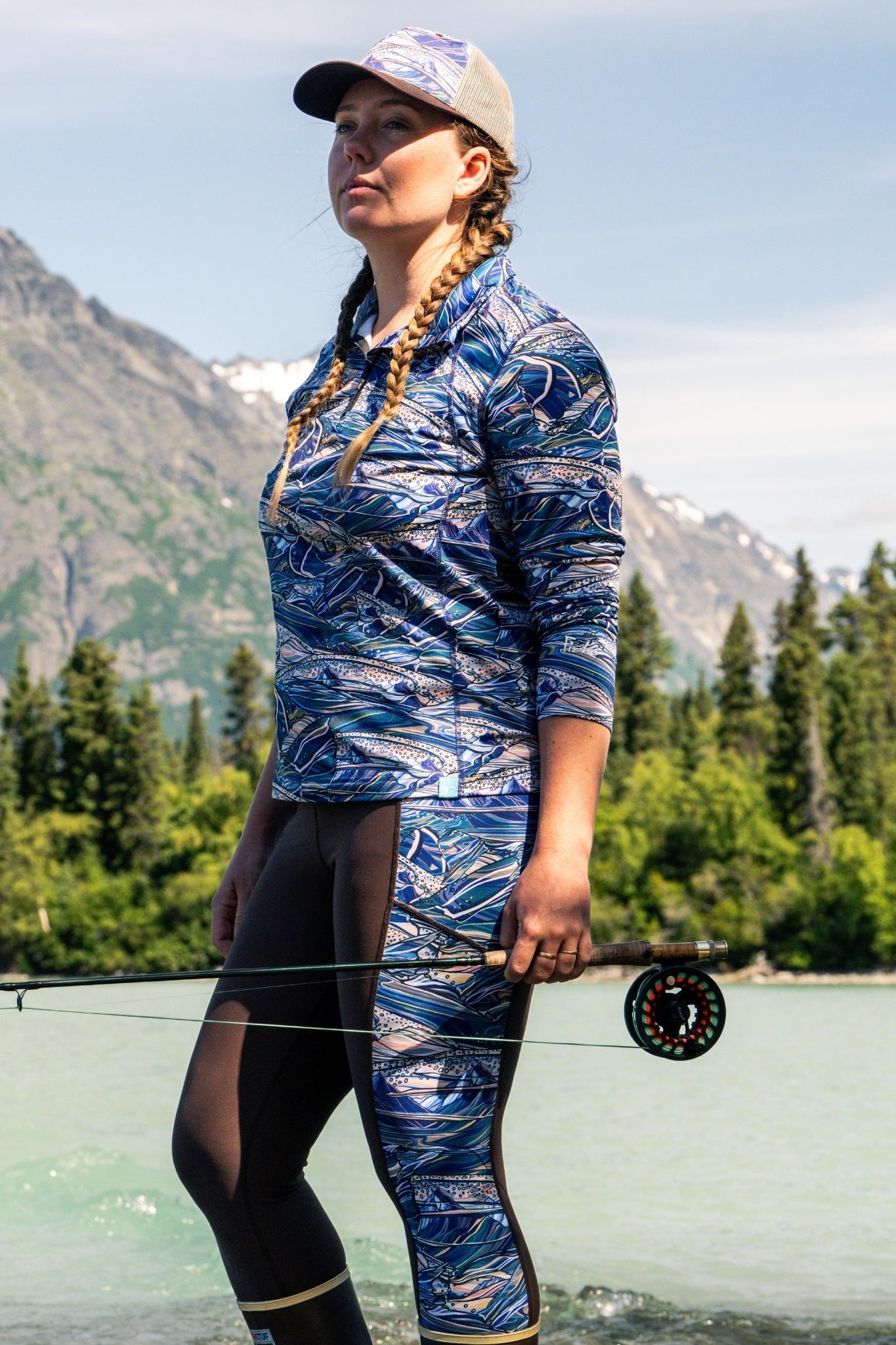 Rainbow Ridge Thermal 1/4 Zip Top - FisheWear
