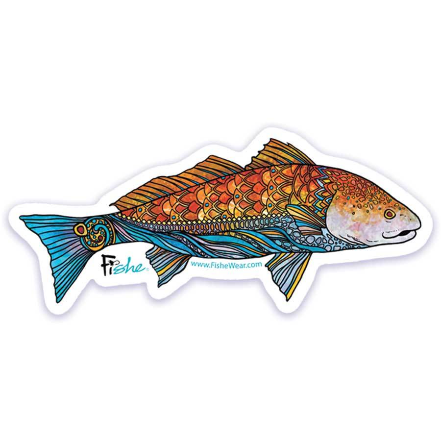 Radical Redfish Sticker - FisheWear