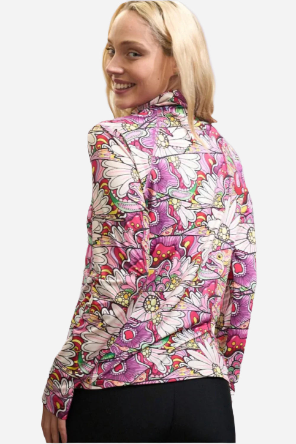 REDtro Salmon 1/4 Zip Sunshirt – Bold Sun Protection for Outdoor Women ...