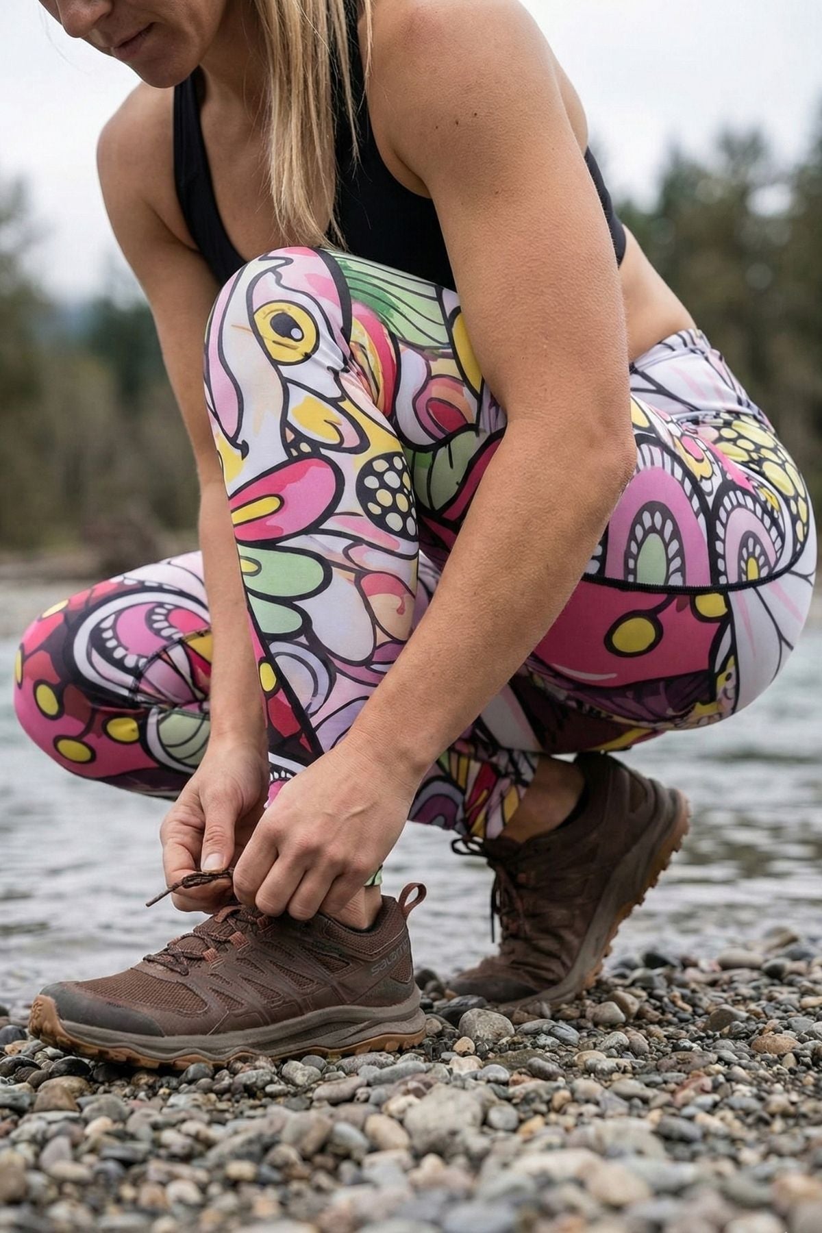 REDtro Salmon Signature Leggings - FisheWear