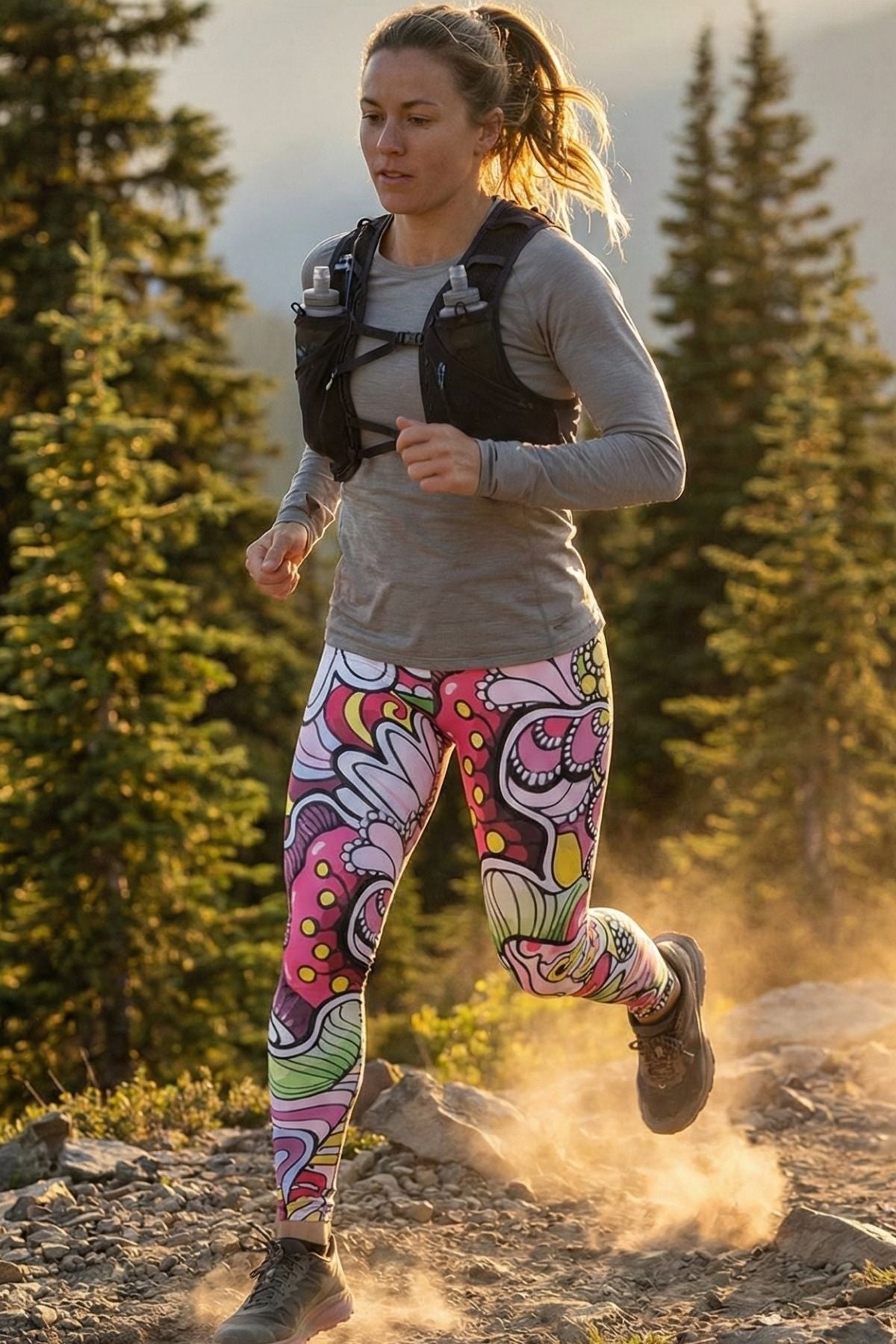 REDtro Salmon Signature Leggings - FisheWear