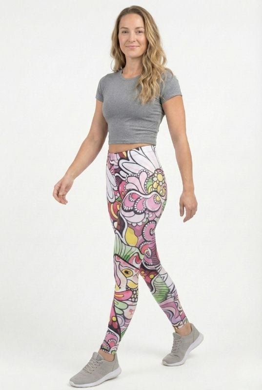 REDtro Salmon Signature Leggings - FisheWear