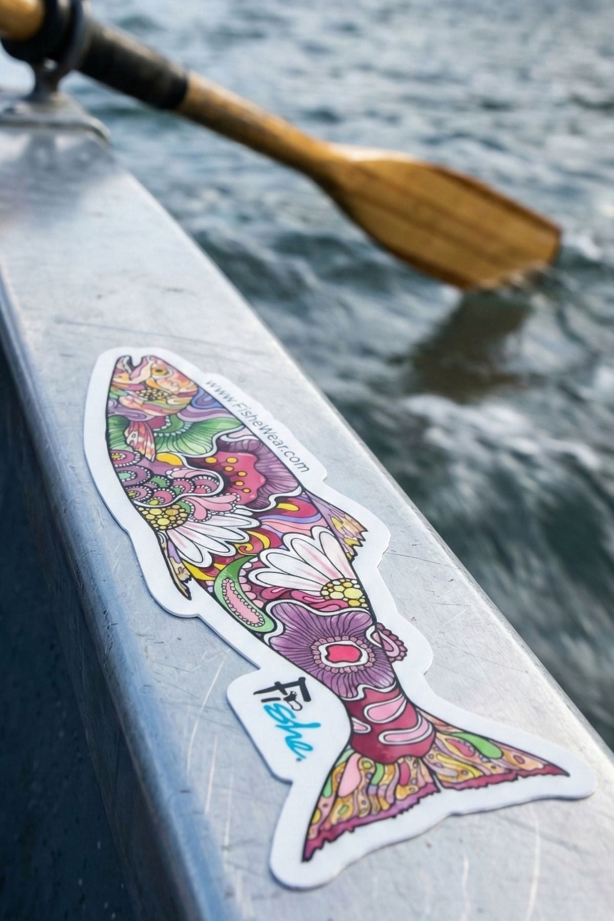 REDtro Salmon Sticker - FisheWear