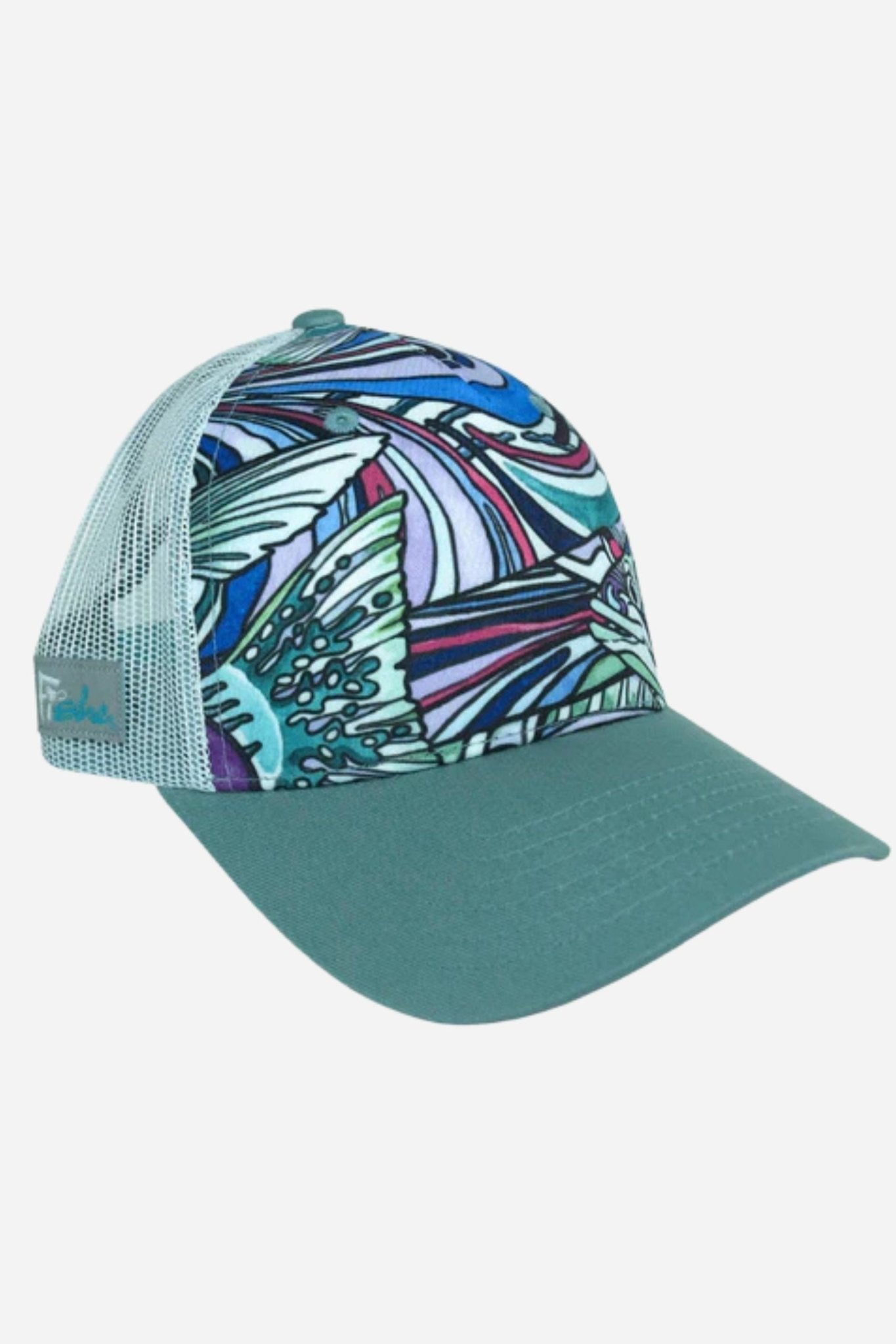 Salty Striper Abstract Trucker Hat - FisheWear