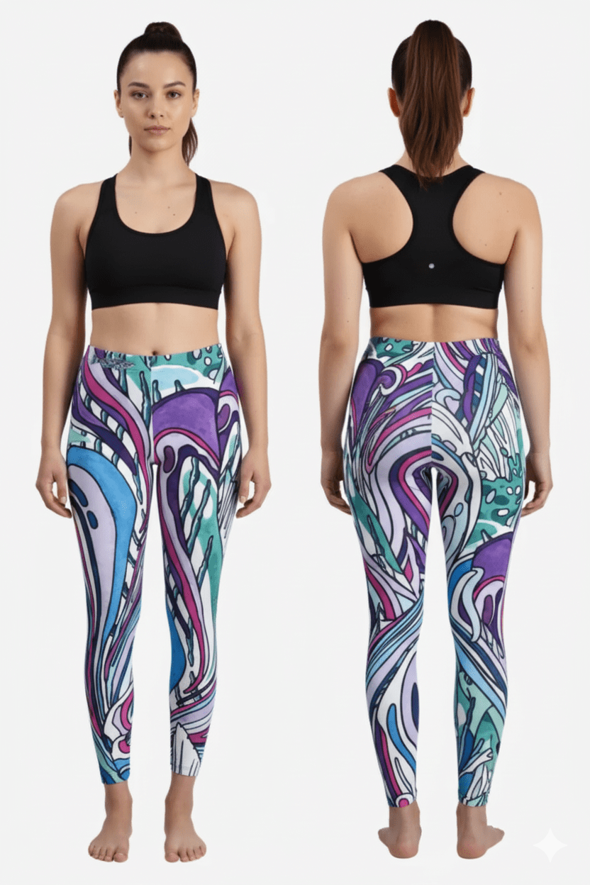 Salty Striper Signature Leggings - FisheWear