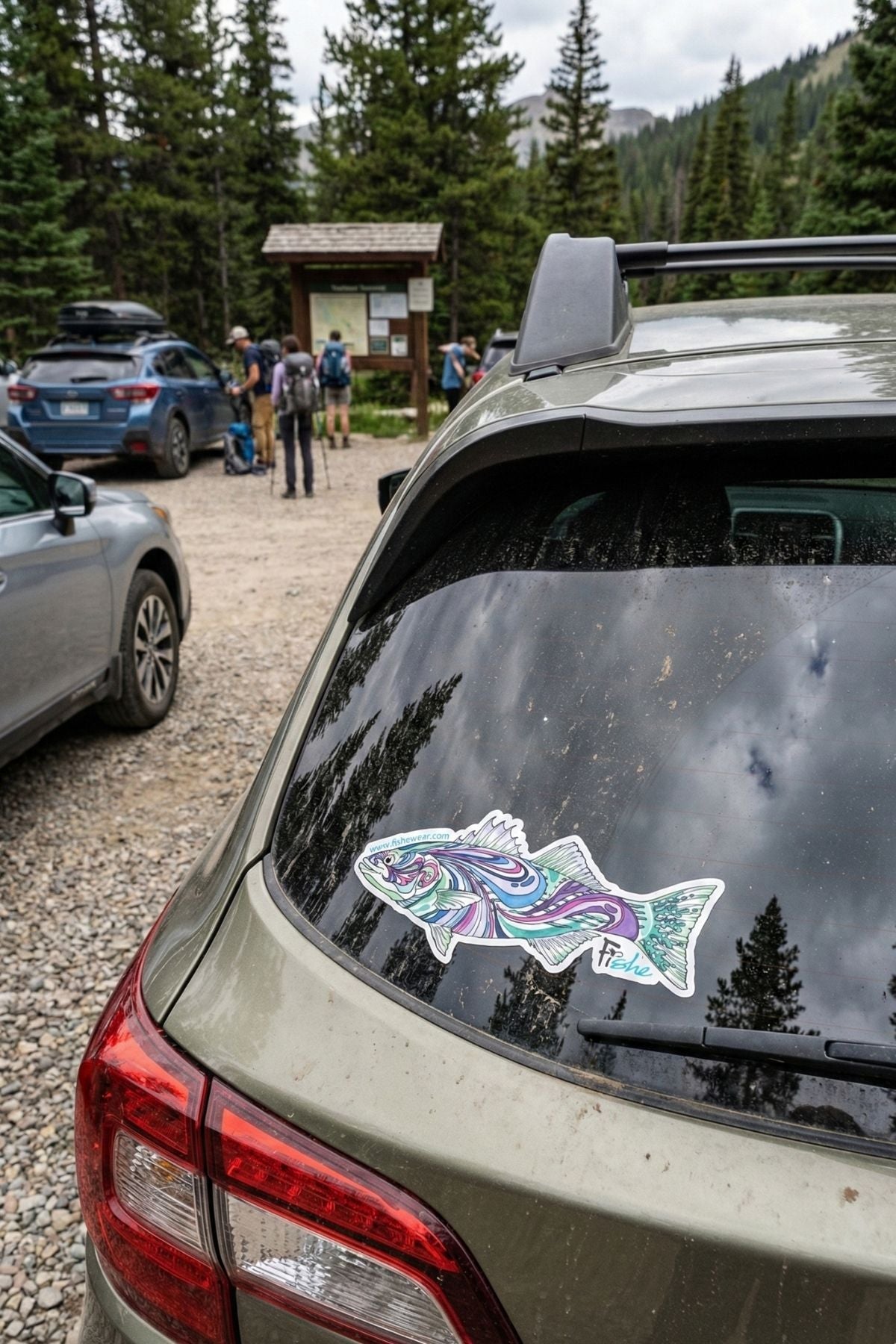 Salty Striper Sticker - FisheWear