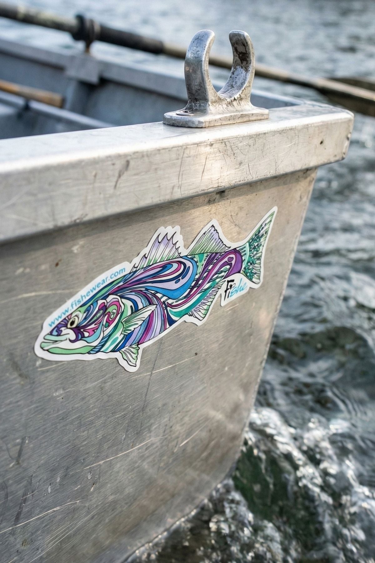 Salty Striper Sticker - FisheWear
