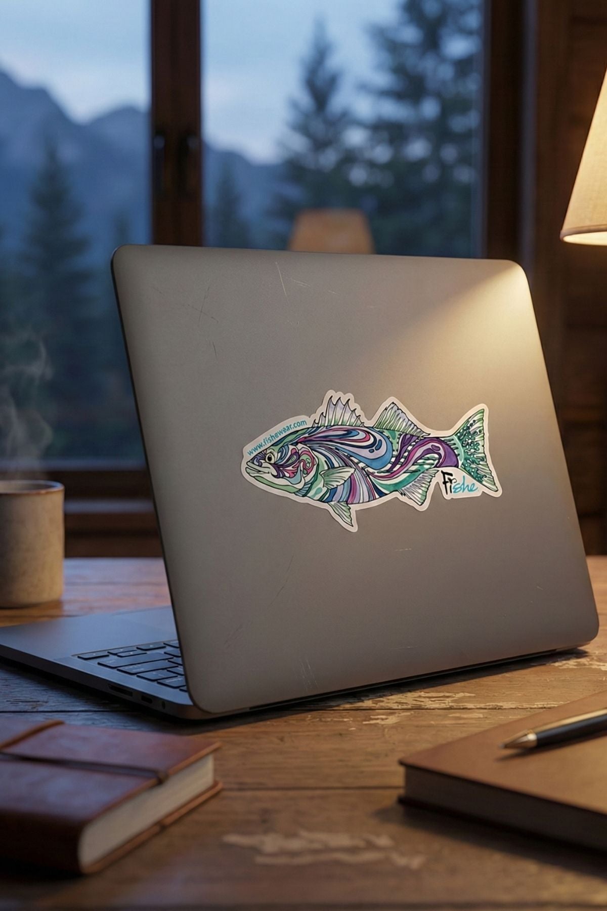 Salty Striper Sticker