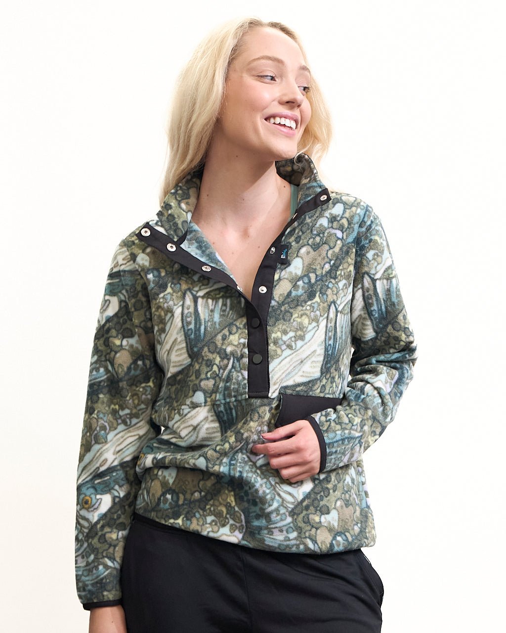 Steel My Heart Riffle Snap Fleece - FisheWear