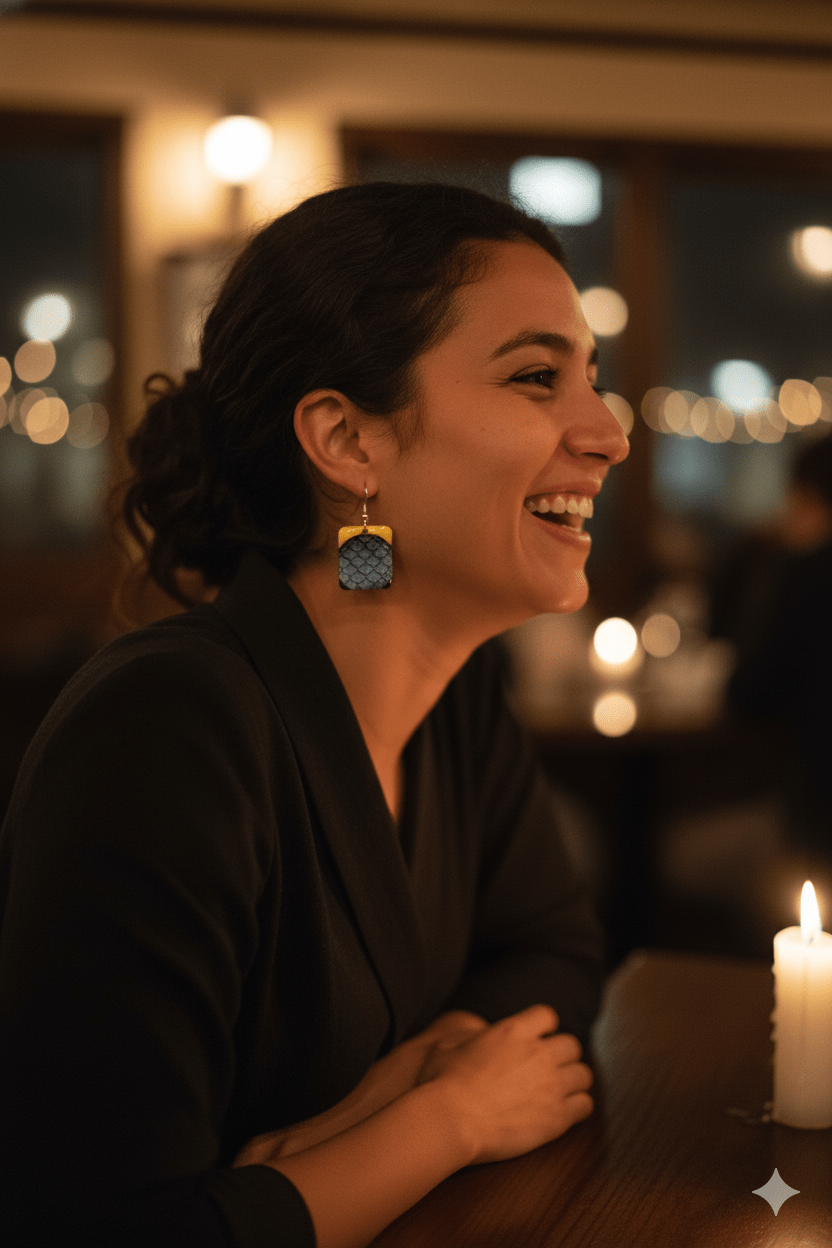 Torch and Tide Earrings - HaliBorealis Square - FisheWear