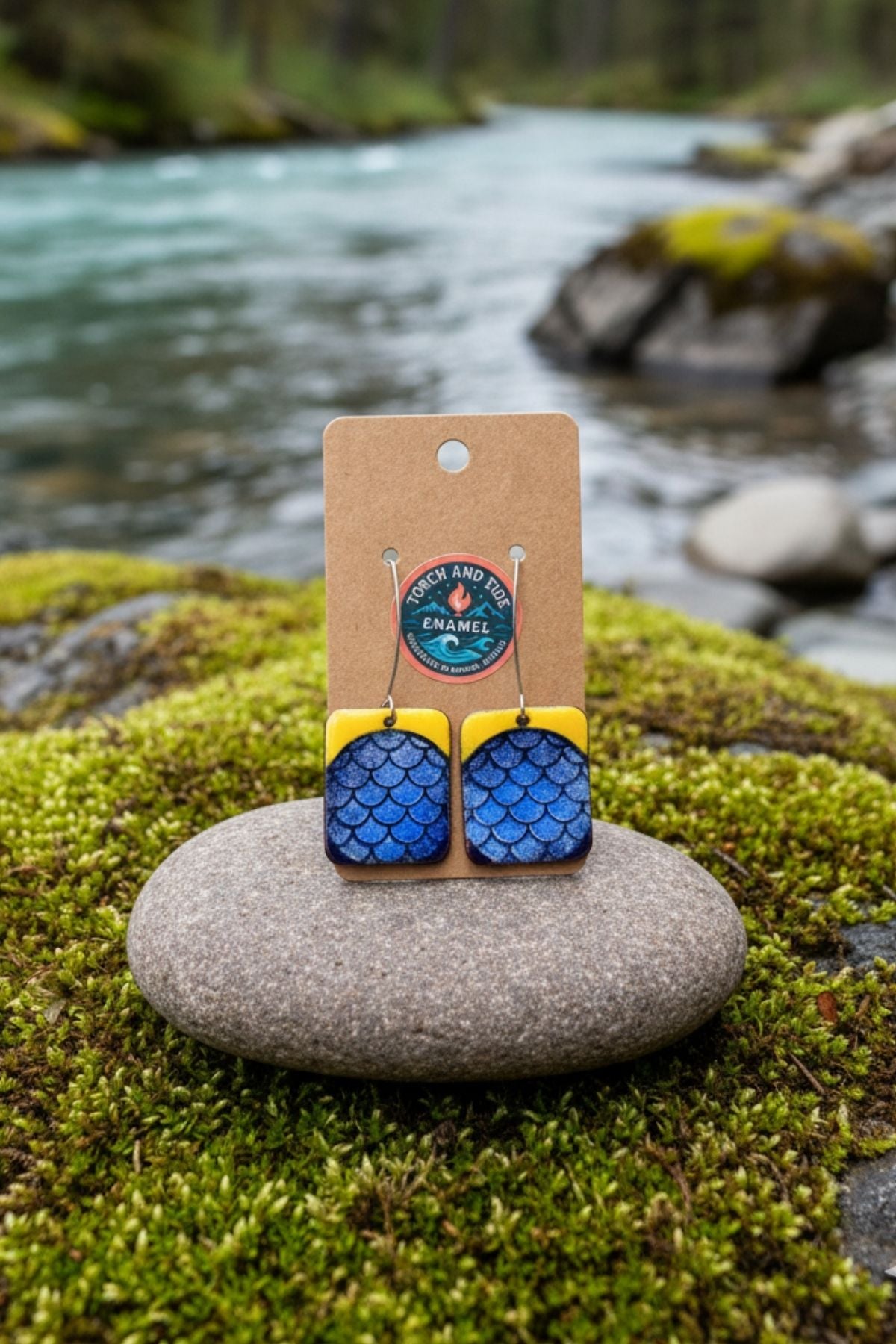 Torch and Tide Earrings - HaliBorealis Square - FisheWear