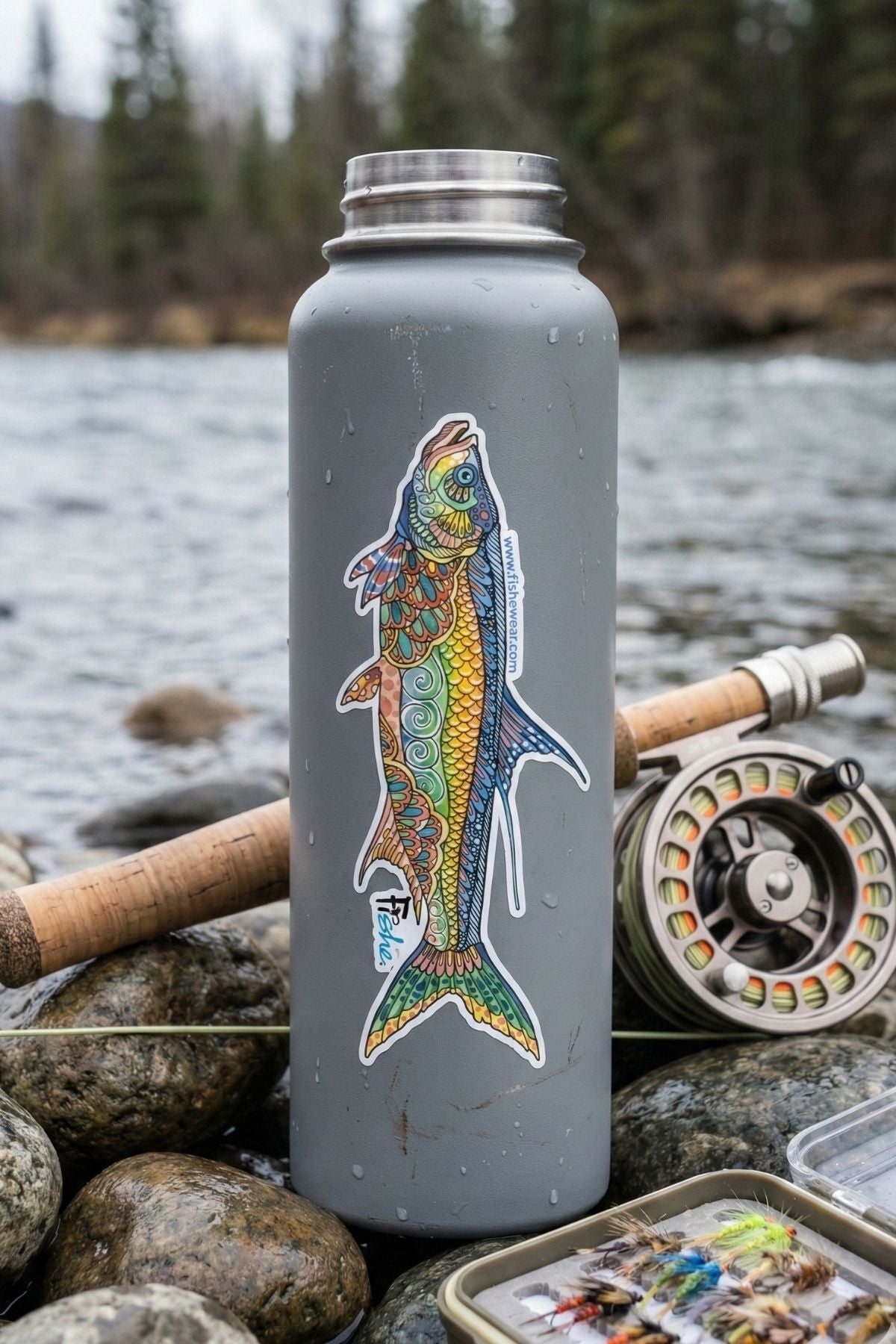 Tropical Tarpon Sticker - FisheWear