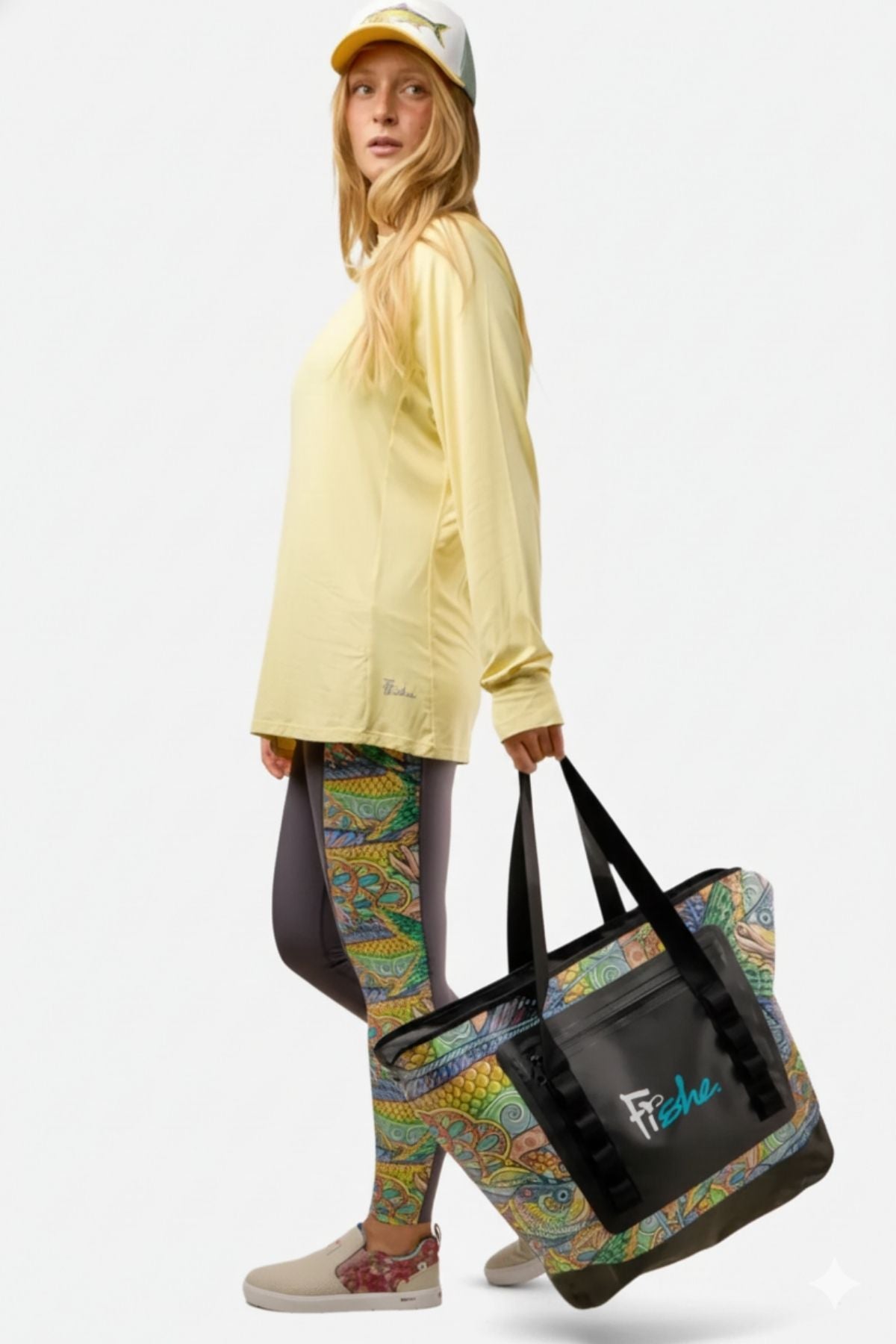 Tropical Tarpon Wedge Tote Dry Bag - FisheWear