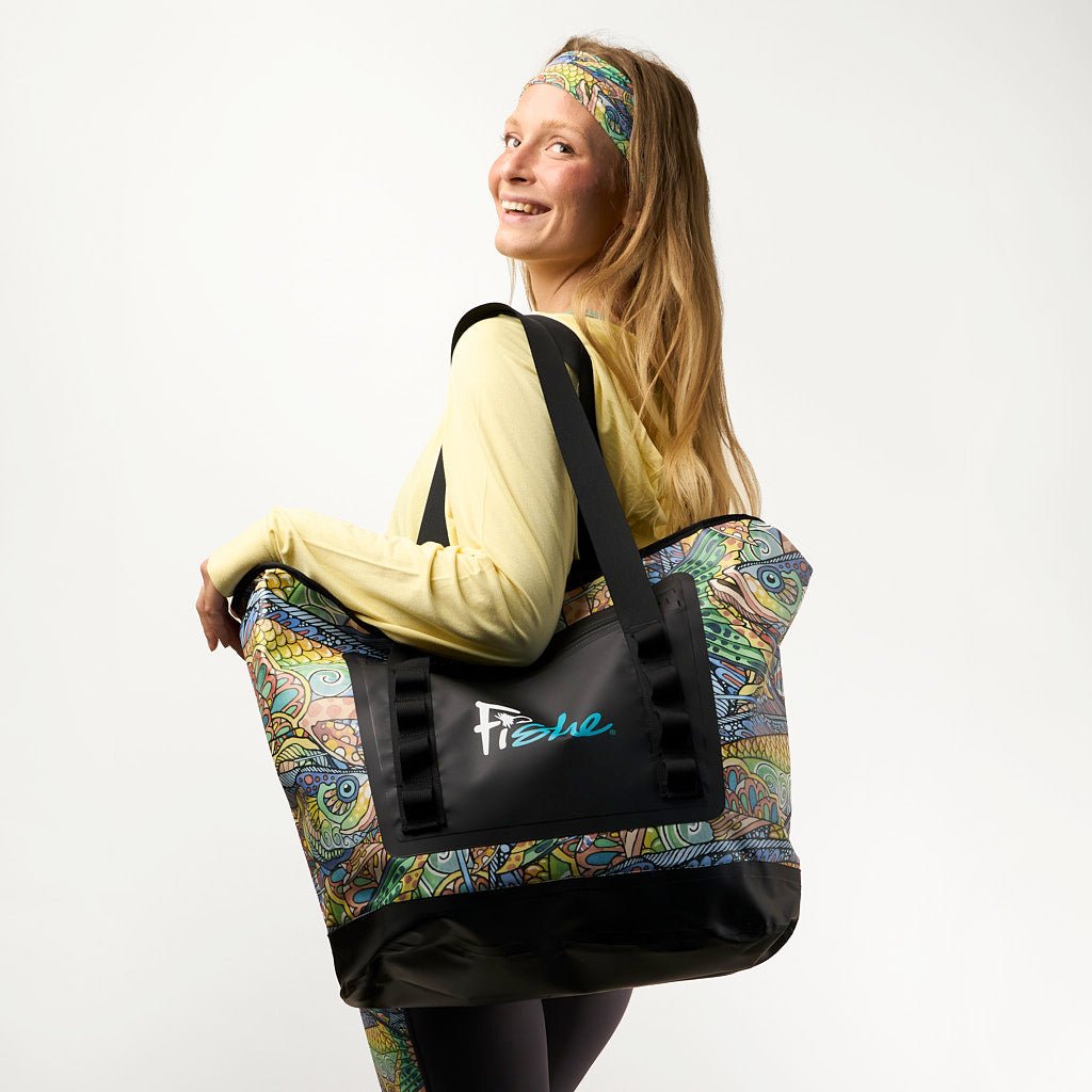 Tropical Tarpon Wedge Tote Dry Bag - FisheWear