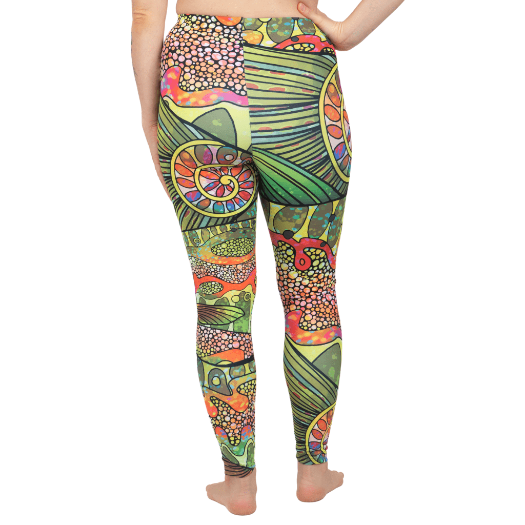 Troutrageous Rainbow Signature Leggings - FisheWear