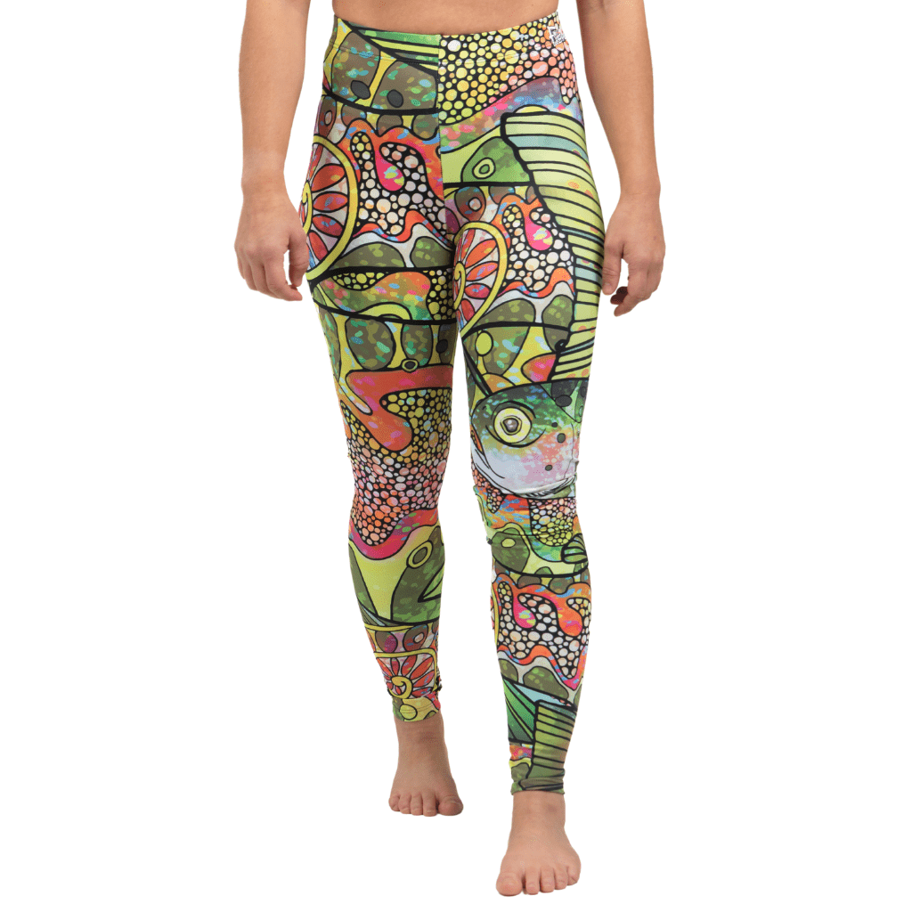 Troutrageous Rainbow Signature Leggings - FisheWear